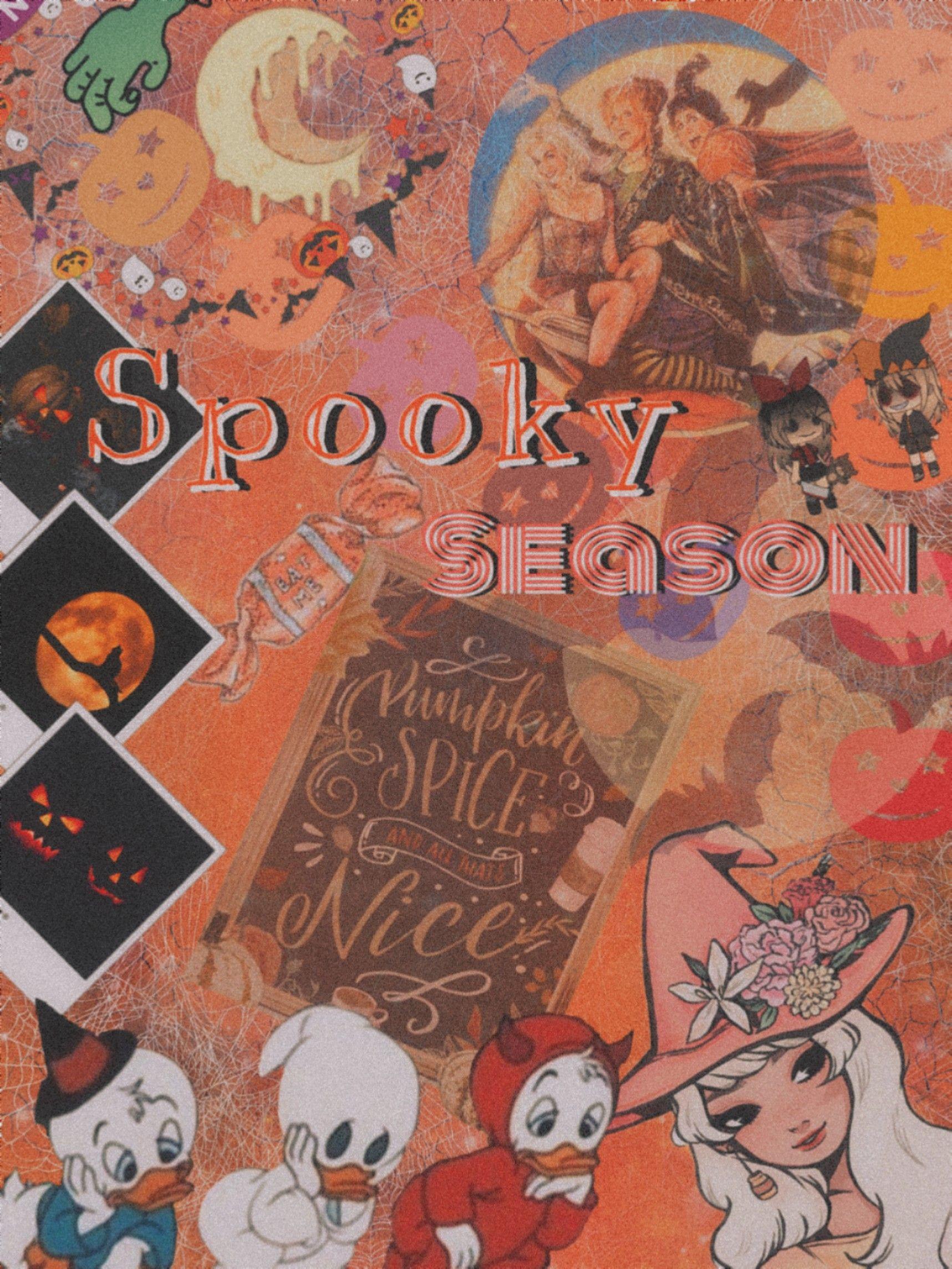 1717x2289 Halloween Vintage Cartoon Wallpaper