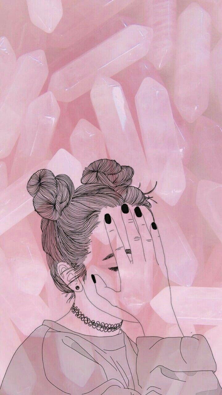 720x1280 Pink Ladie Wallpaper