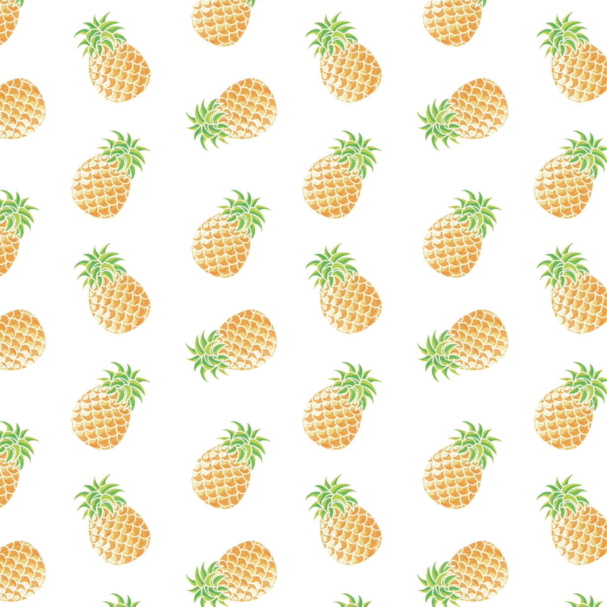 2480x2480 Pineapple pattern! /littlepeaaa?fref=ts. Pattern wallpaper, Background patterns, Cute background
