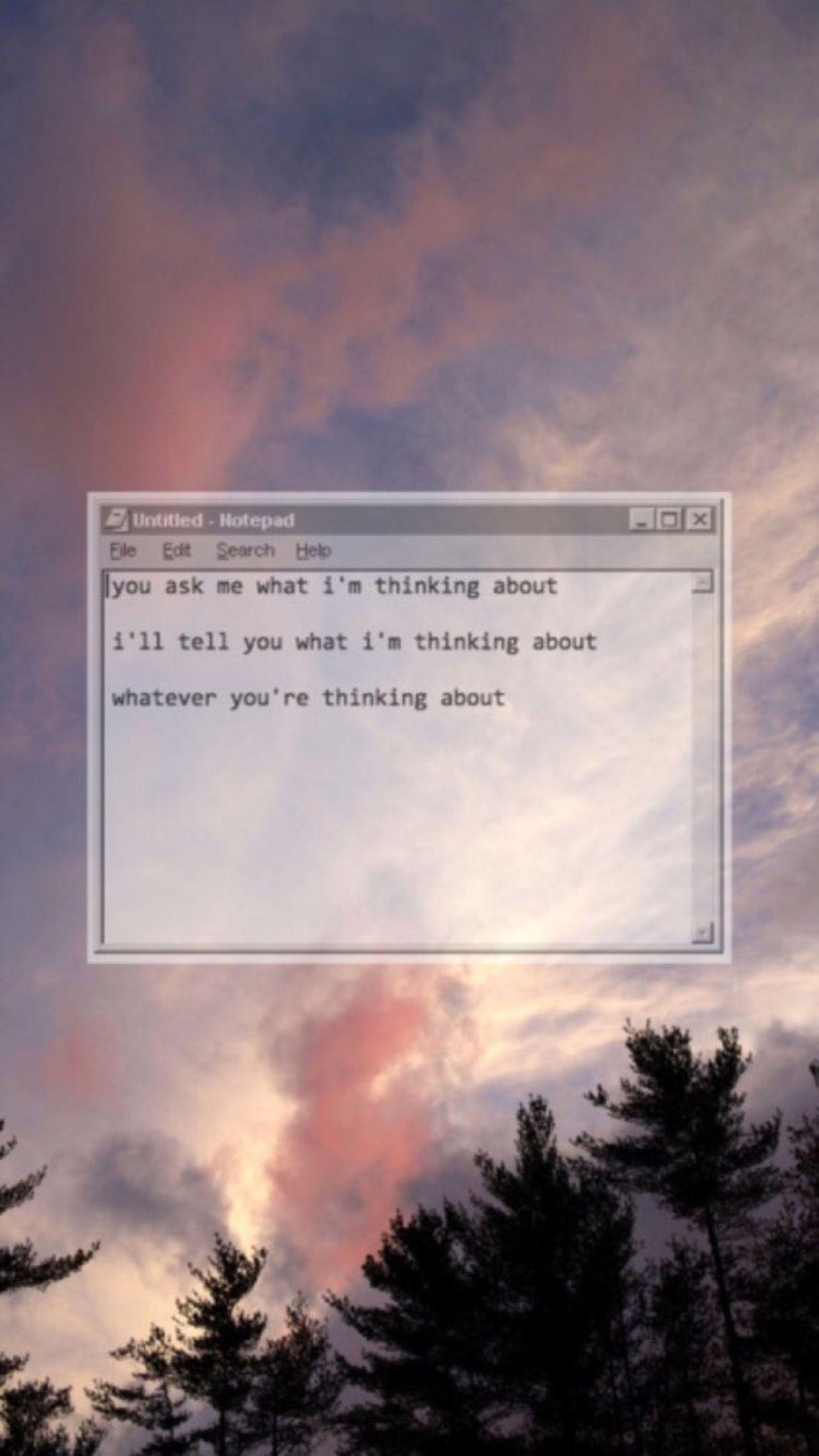 1242x2208 Lyrics Center: Aesthetic Lyrics Wallpaper iPhone