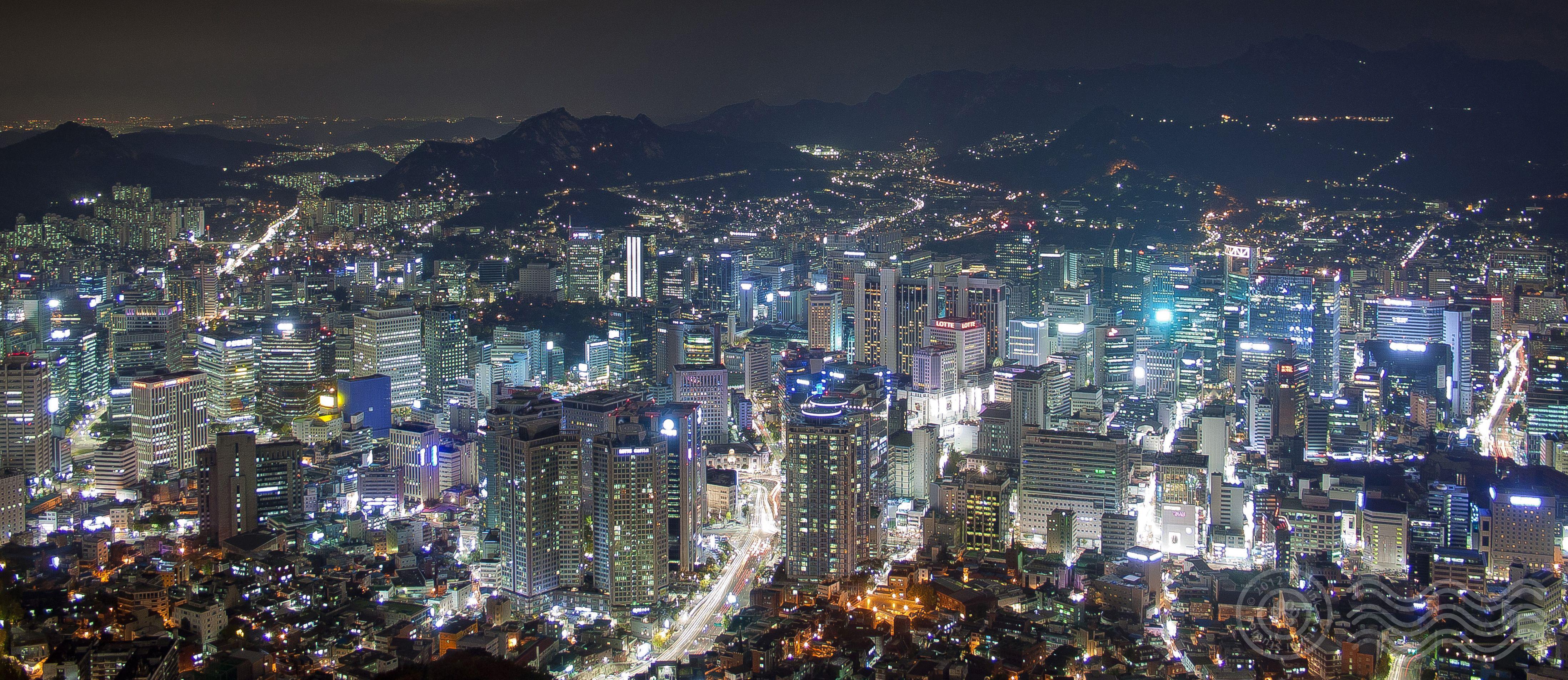 Seoul at Night Wallpapers - Top Free Seoul at Night Backgrounds ...