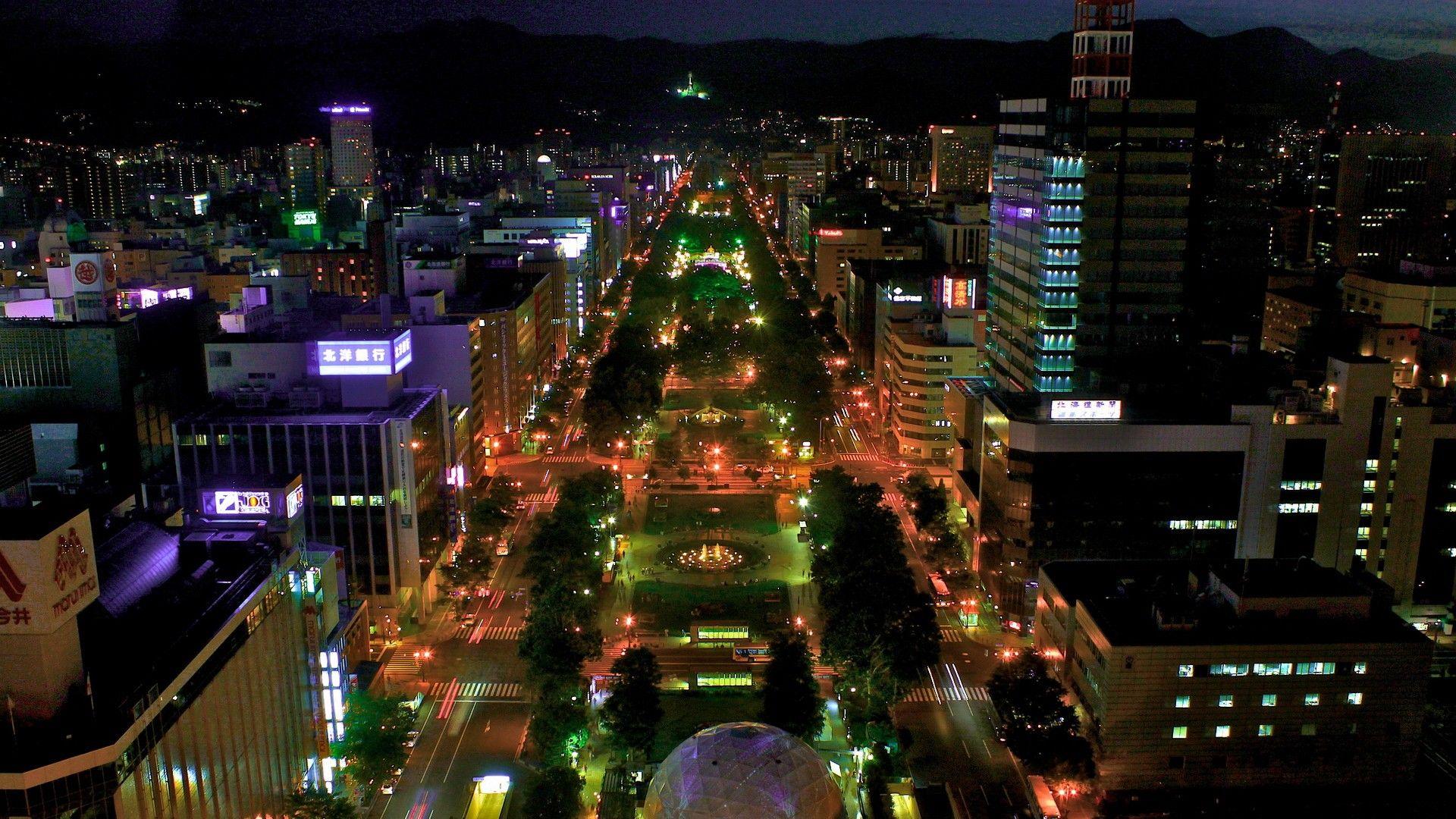 1920x1080 Seoul Skyline Night HD Wallpaper, Background Image