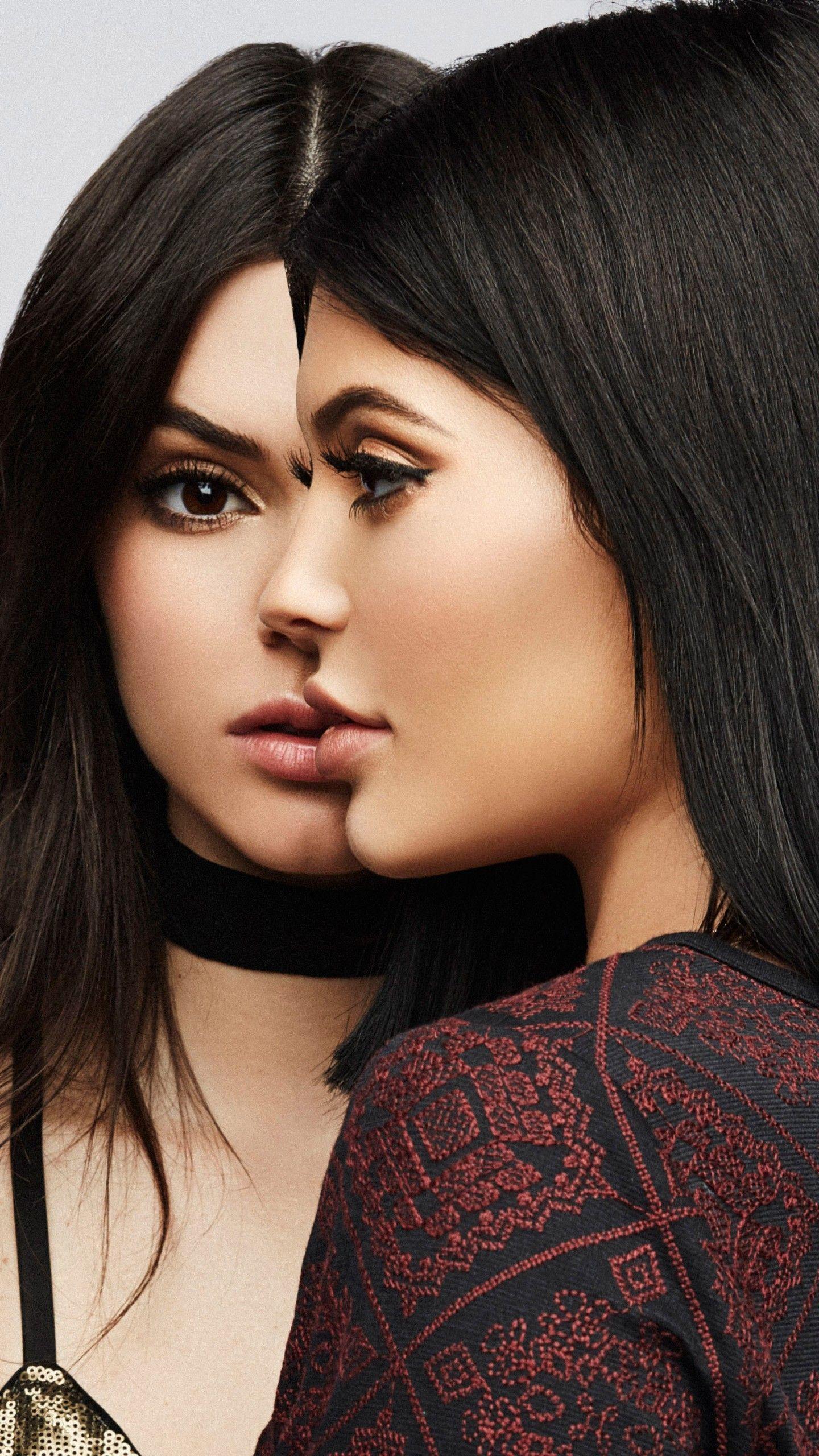 1440x2560 Wallpaper Kendall Jenner, Kylie Jenner, photo, 4k, Celebrities