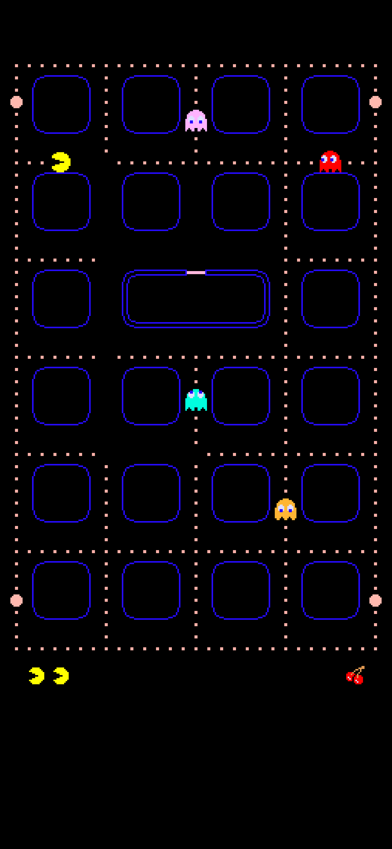 1284x2778 Pac Man IPhone Wallpaper