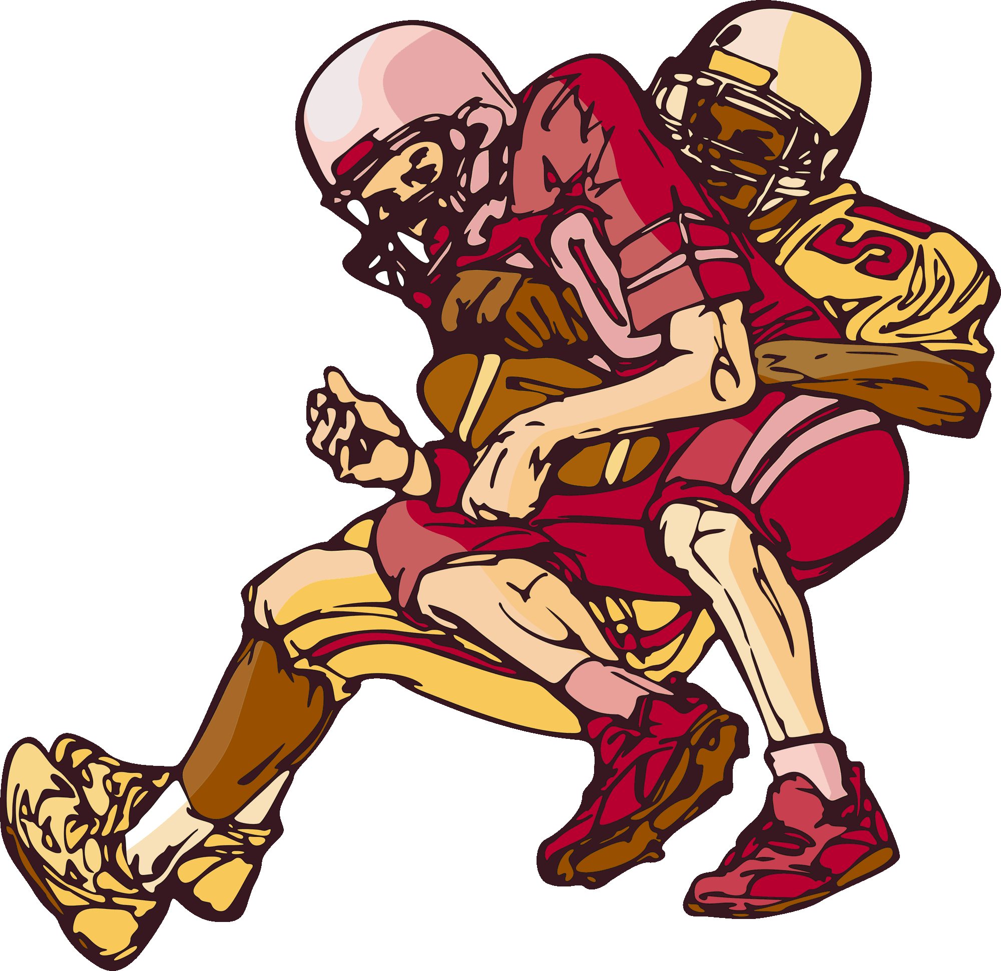 2000x1941 Football Player Clipart Clipart Image