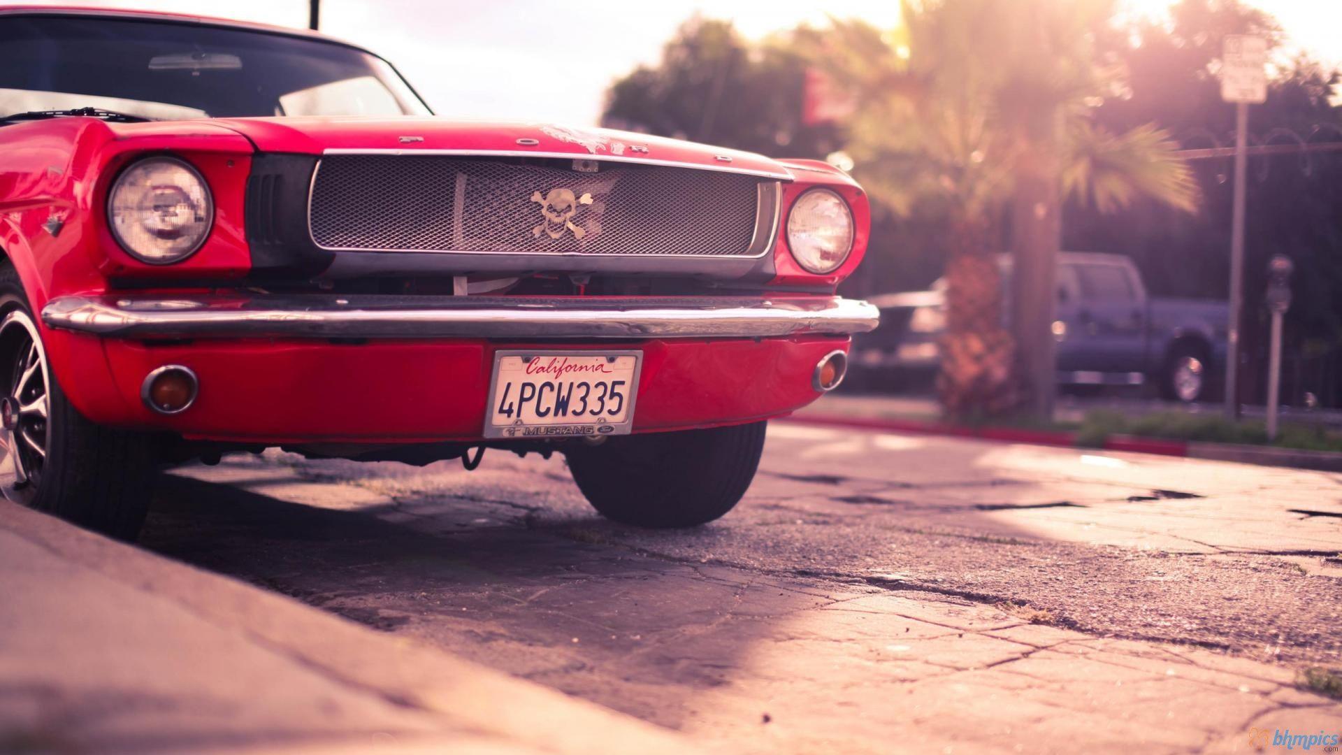 1920x1080 Old Mustang Wallpaper