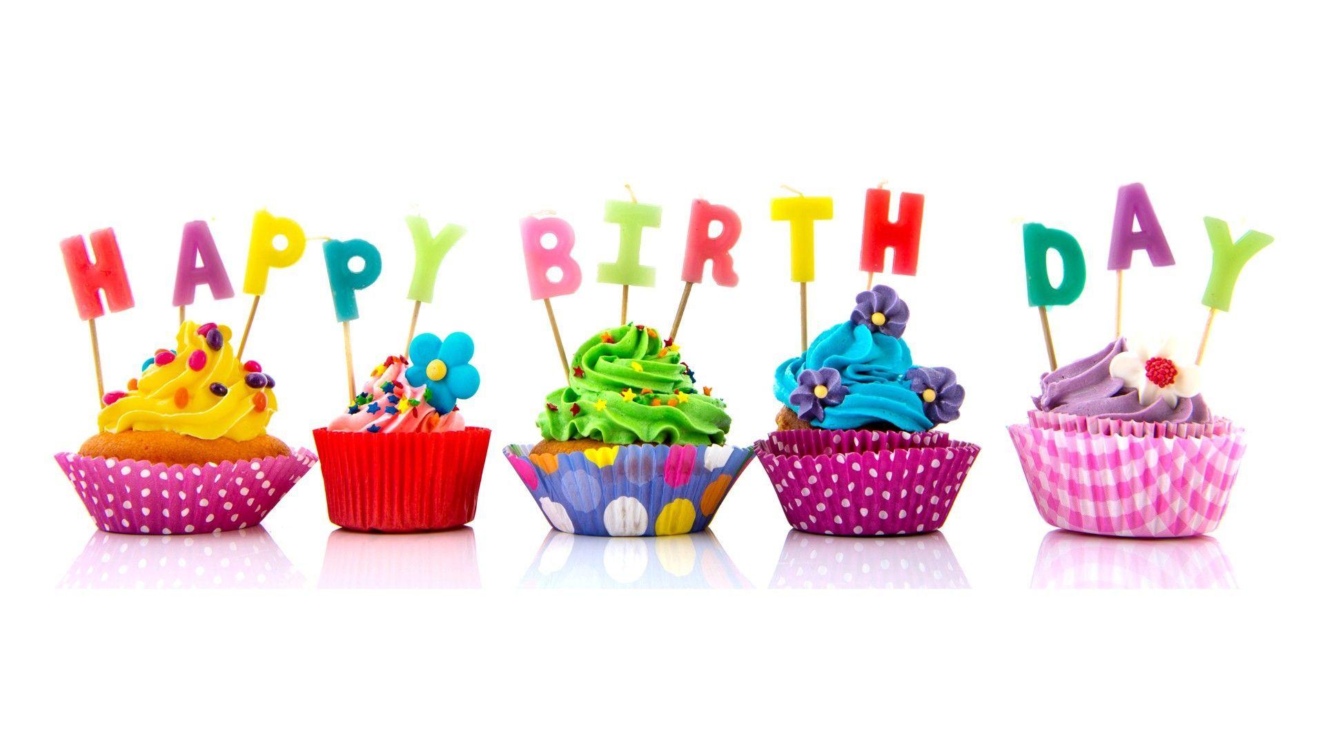 1920x1080 Happy Birthday Background. Wallpaper, Background, Image, Art Photo. Happy birthday fun, Happy birthday hd, Happy birthday cupcakes