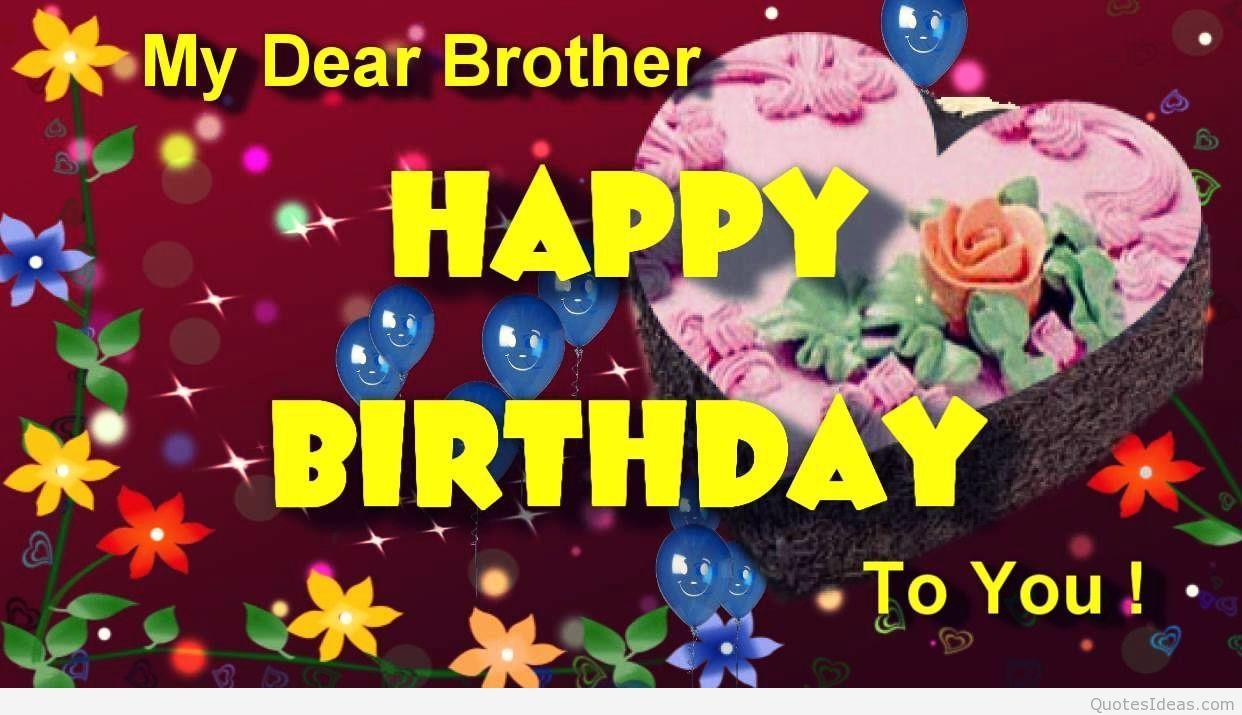 1242x715 Happy Birthday Brother HD Wallpaper Download
