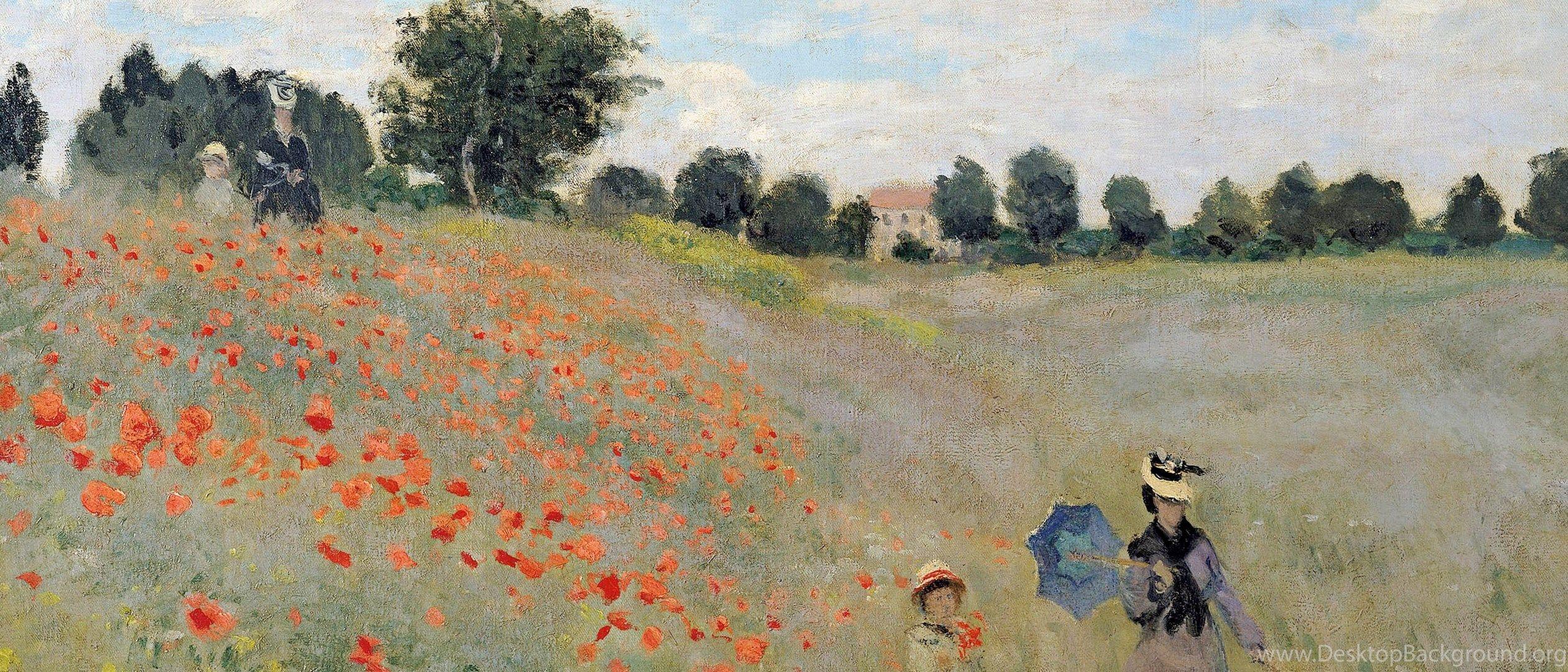 2520x1080 Wallpaper Impressionism Claude Monet Painting 2560x1600. Desktop Background