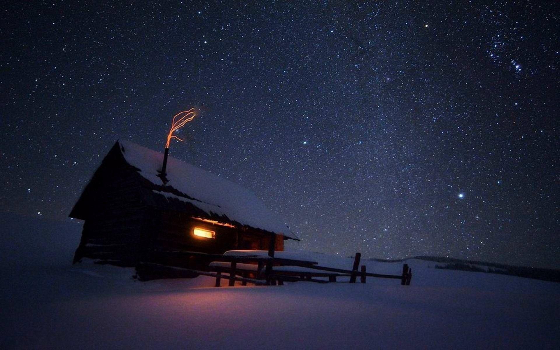1920x1200 Desktop Wallpaper HD Winter Night