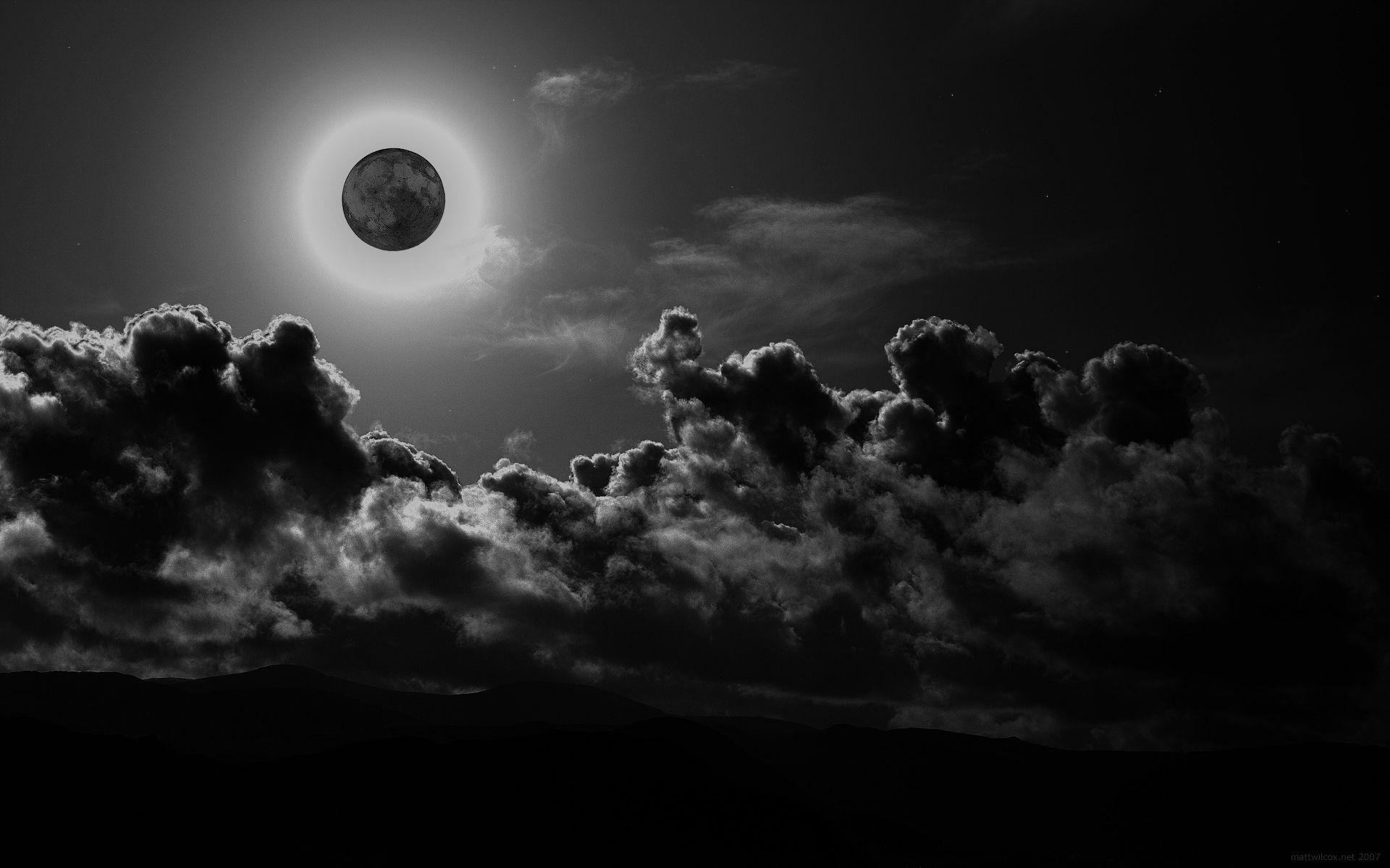 1920x1200 Black night Cool Desktop Wallpaper