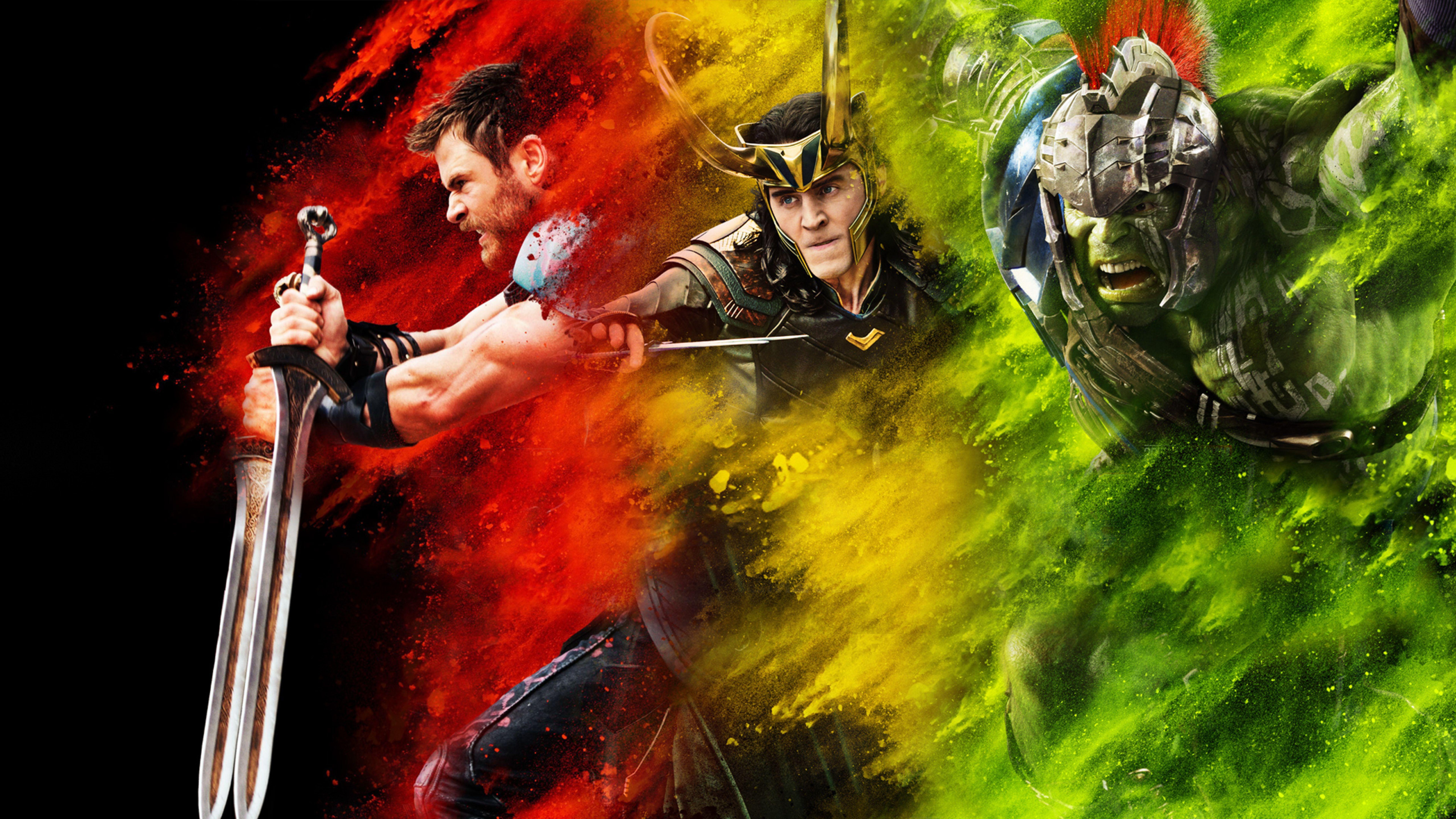 7680x4320 Thor Loki Hulk Thor Ragnarok 8K Wallpaper, HD Movies 4K Wallpaper, Image, Photo and Background