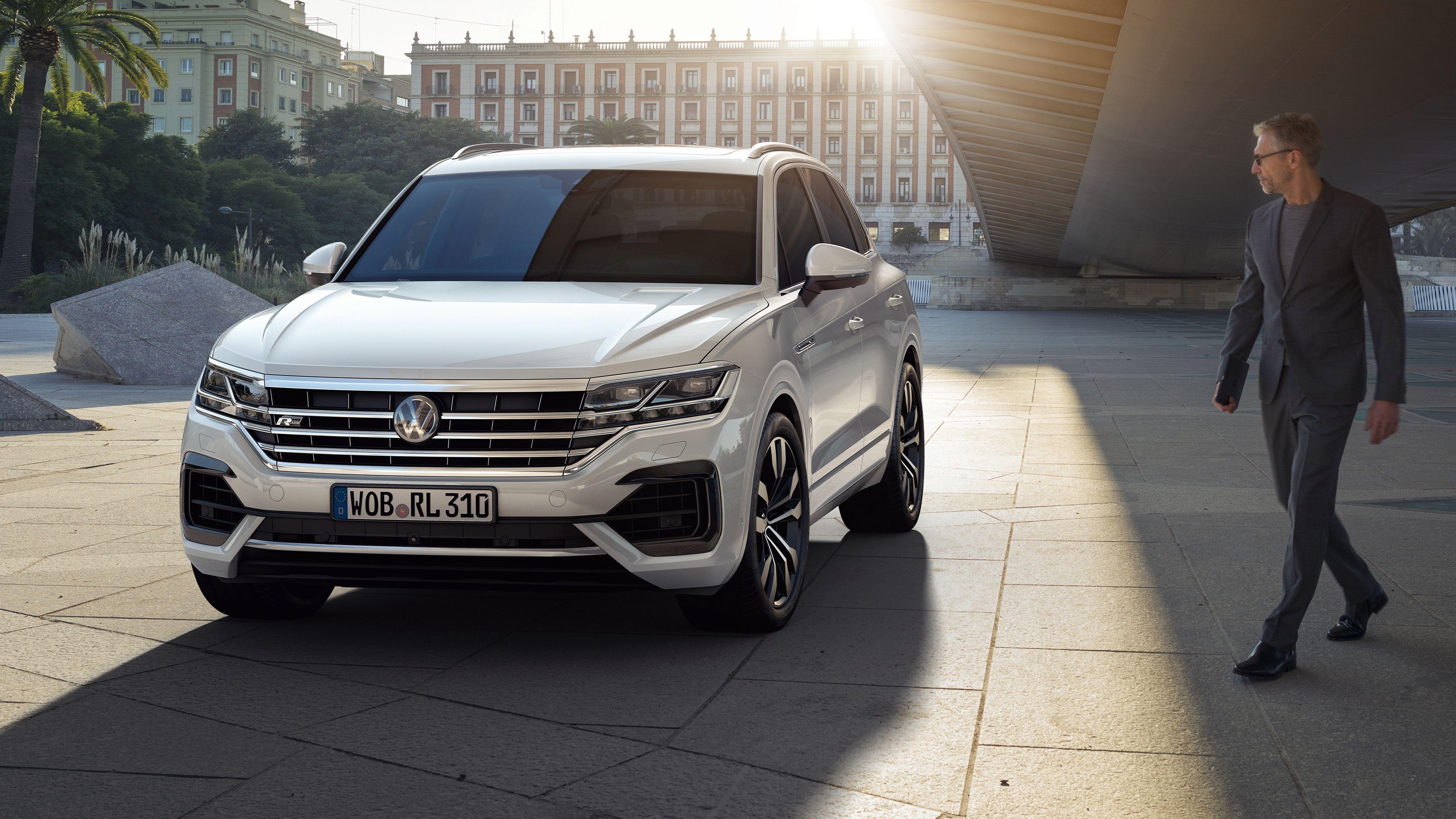 4096x2304 Volkswagen Touareg V6 TDi R Line 4K 2 Wallpaper. HD Car Wallpaper