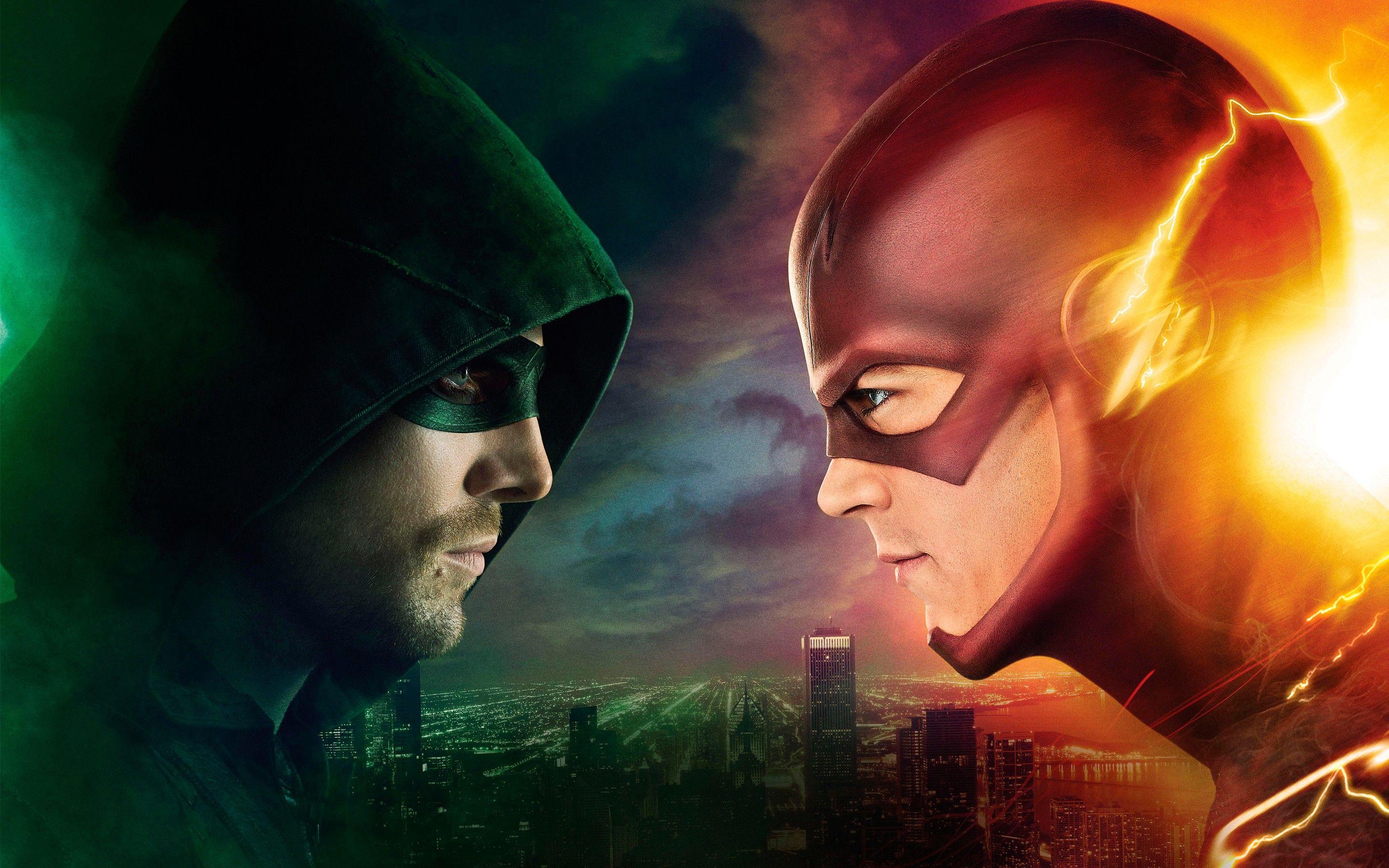 2880x1800 Flash Vs Arrow, HD Tv Shows, 4k Wallpaper, Image, Background
