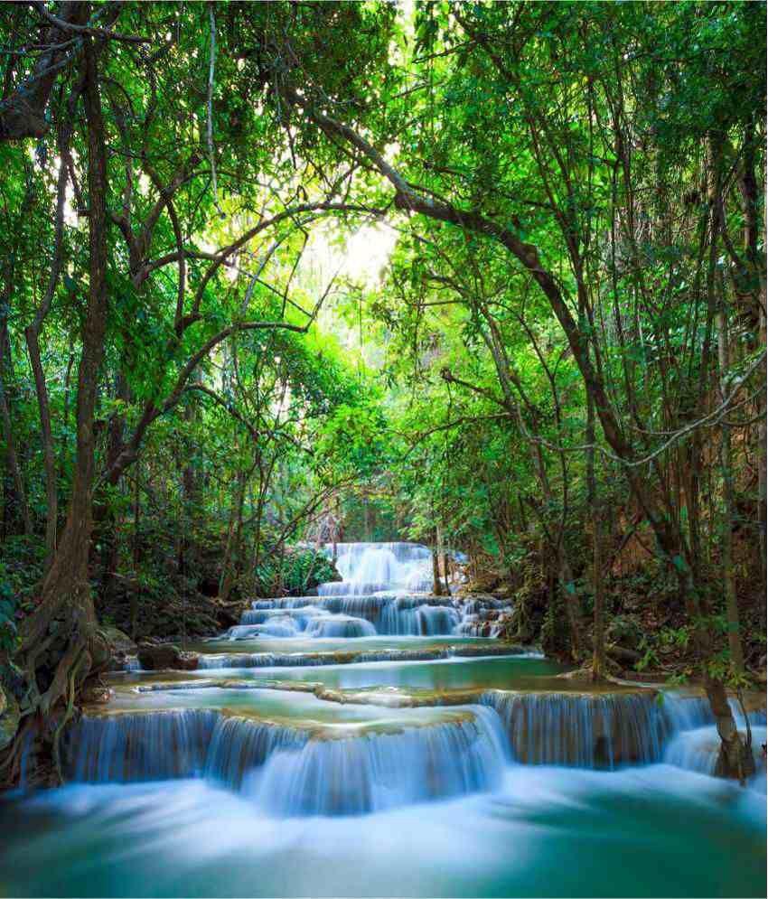 850x995 Wallpaper Inc Waterfall Wallpaper: Buy Wallpaper Inc Waterfall Wallpaper at Best Price in India on Snapdeal
