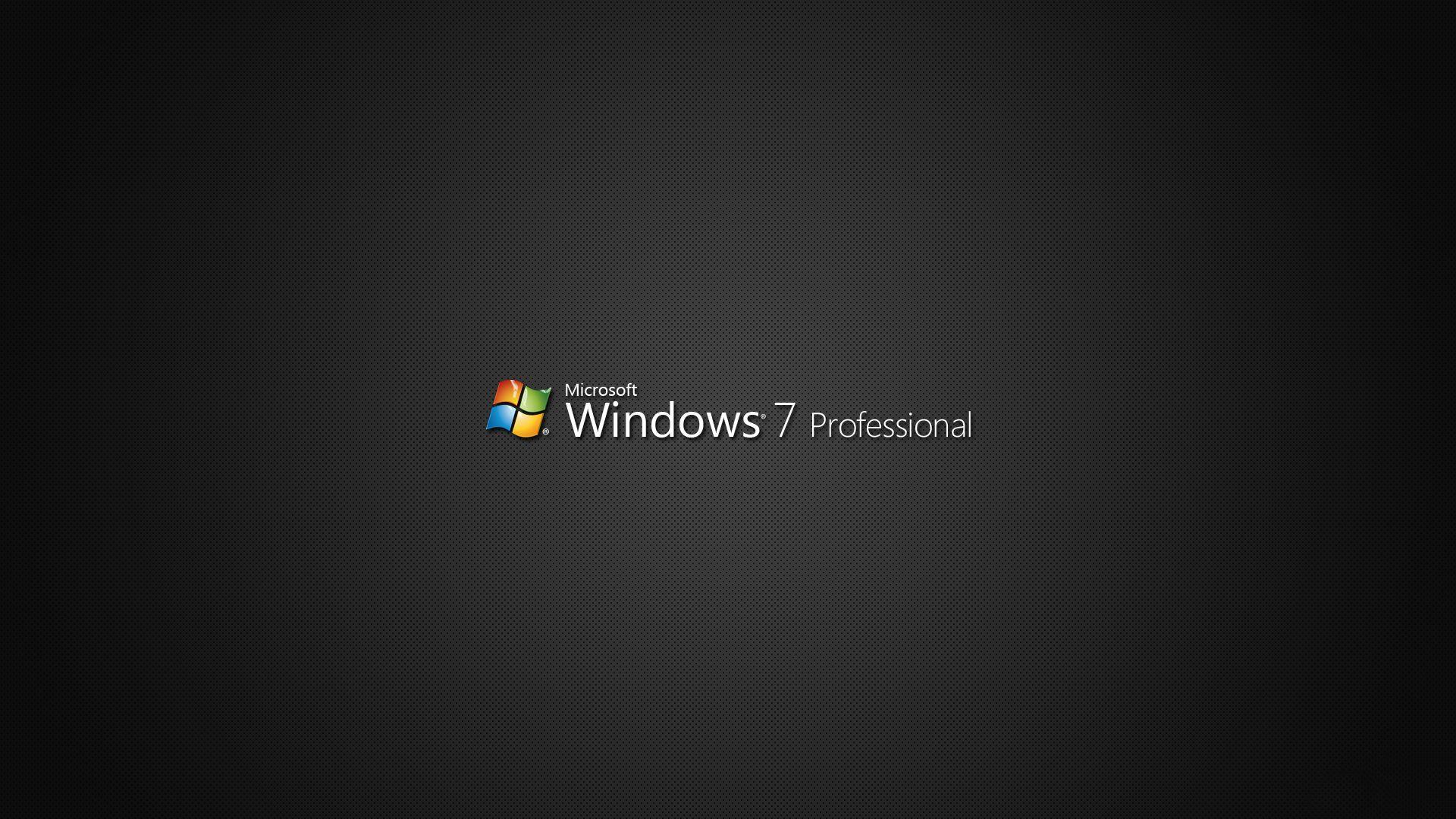 1920x1080 Windows 7 Professional Wallpaper