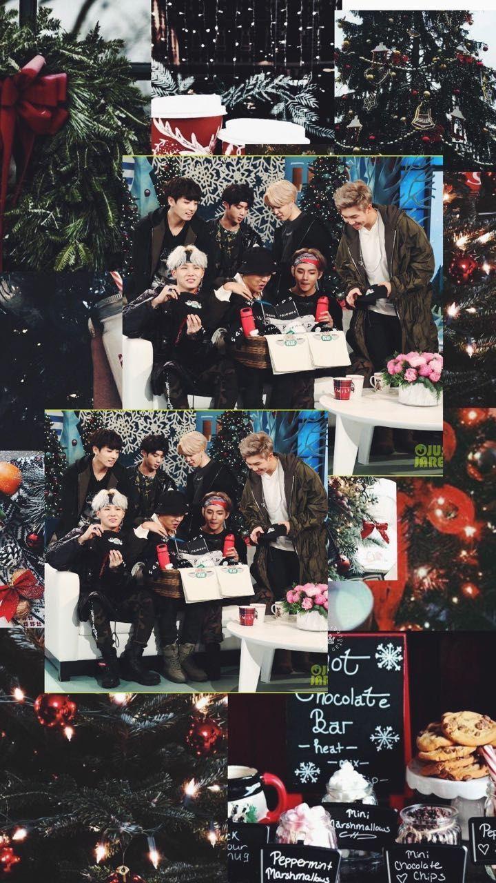 BTS Christmas Aesthetic Wallpapers - Top Free BTS Christmas Aesthetic ...