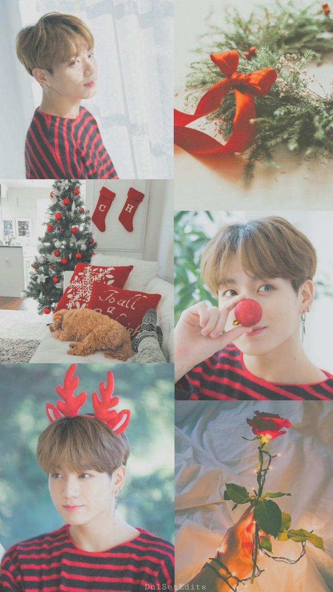 BTS Christmas Aesthetic Wallpapers - Top Free BTS Christmas Aesthetic ...