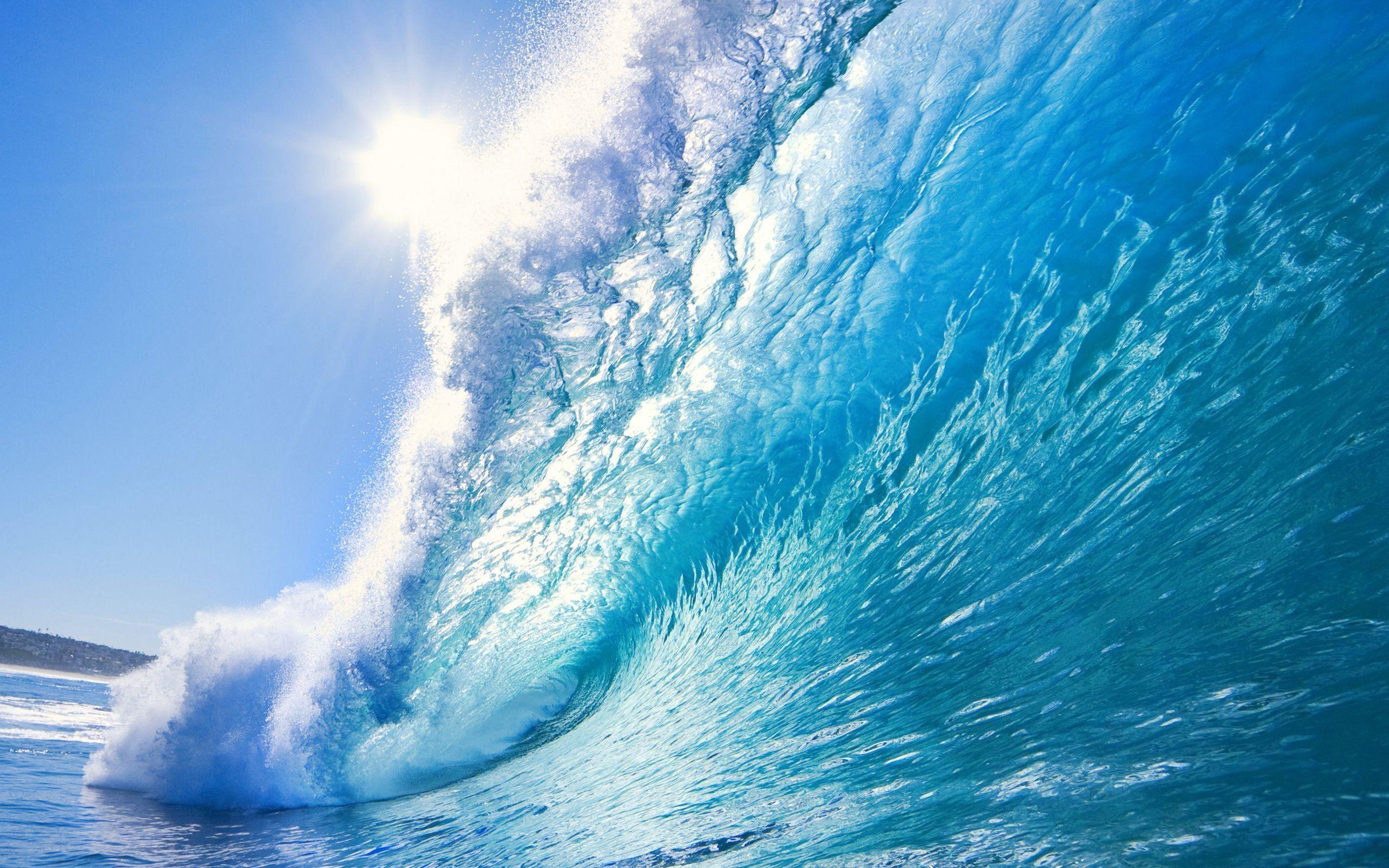 2560x1600 EmBody Bliss: Our Surrendered Nature. Ocean waves, Beautiful ocean, Waves wallpaper