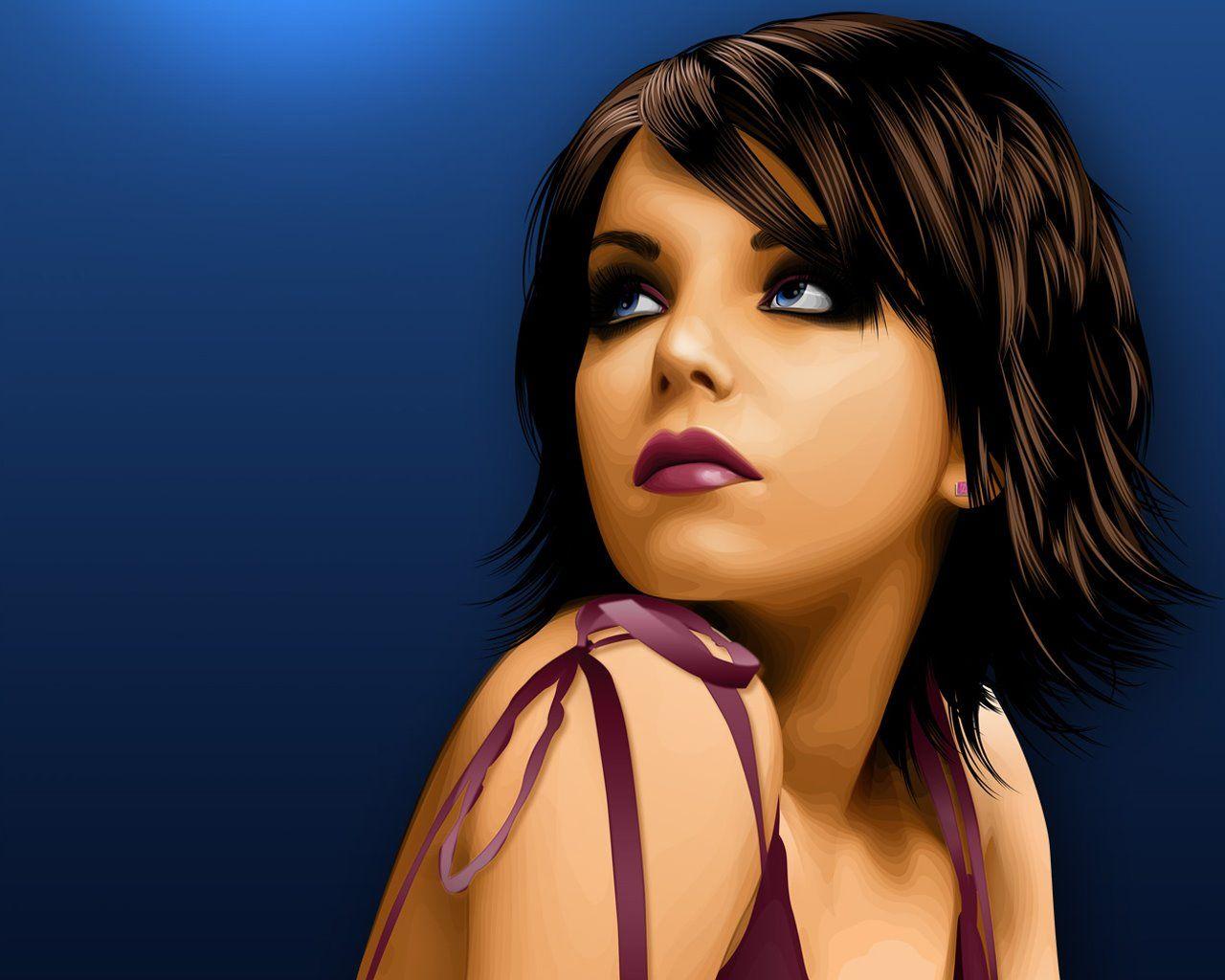 Beautiful Girl Art Wallpapers Top Free Beautiful Girl Art Backgrounds