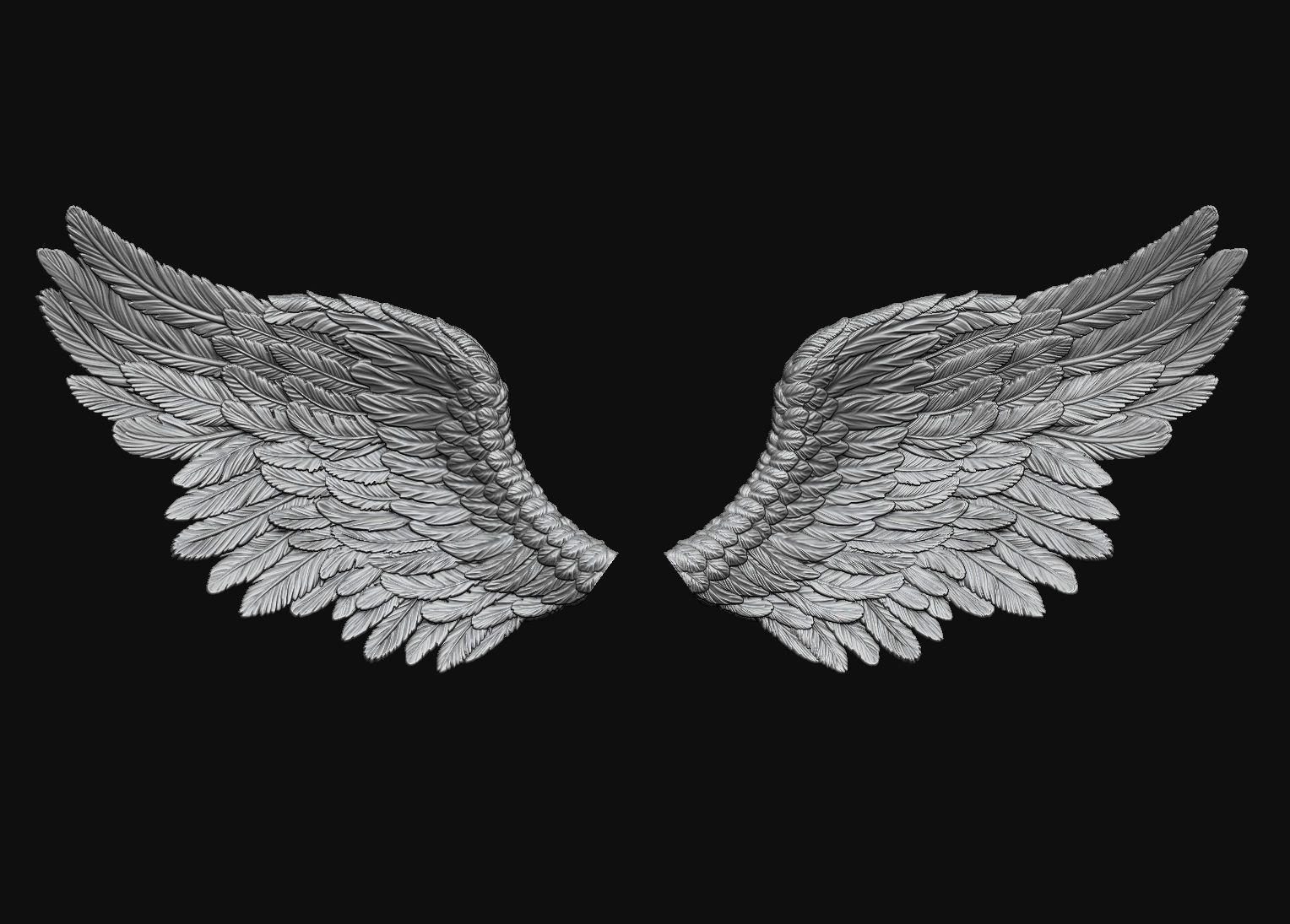 1528x1095 Wings Printable 5D Print Model. Wings wallpaper, Angel wings art, Wings art