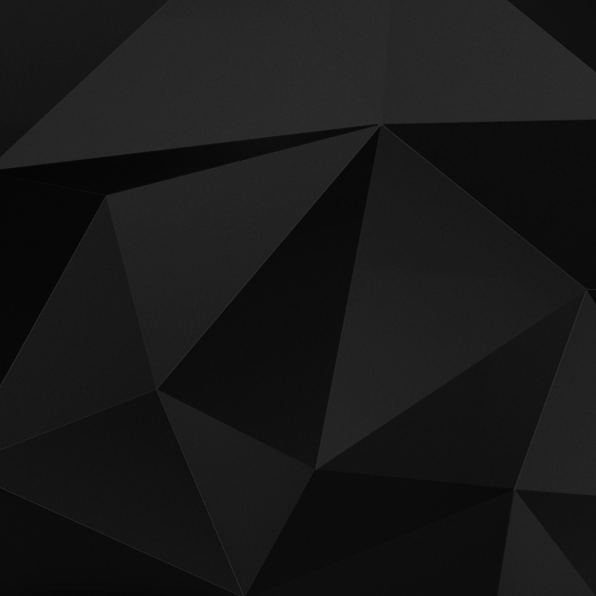 2048x2048 Dark Abstract Black Minimal 4k iPad Air HD 4k Wallpaper, Image, Background, Photo and Picture