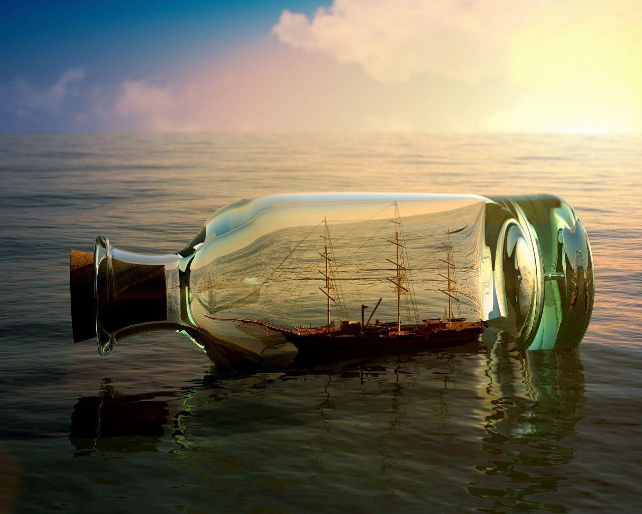 Ship in a Bottle Wallpapers - Top Free Ship in a Bottle Backgrounds