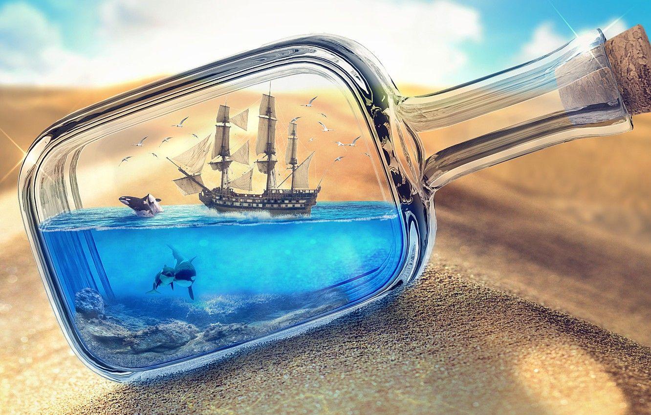 Ship in a Bottle Wallpapers - Top Free Ship in a Bottle Backgrounds ...