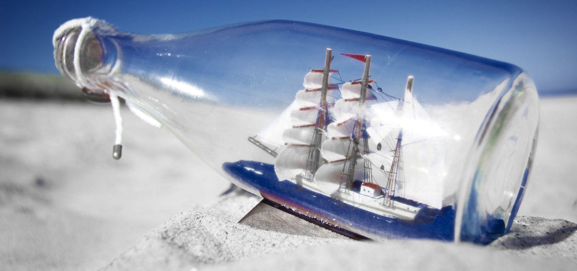 2000x940 Ship In A Bottle wallpaper, Man Made, HQ Ship In A Bottle pictureK Wallpaper 2019
