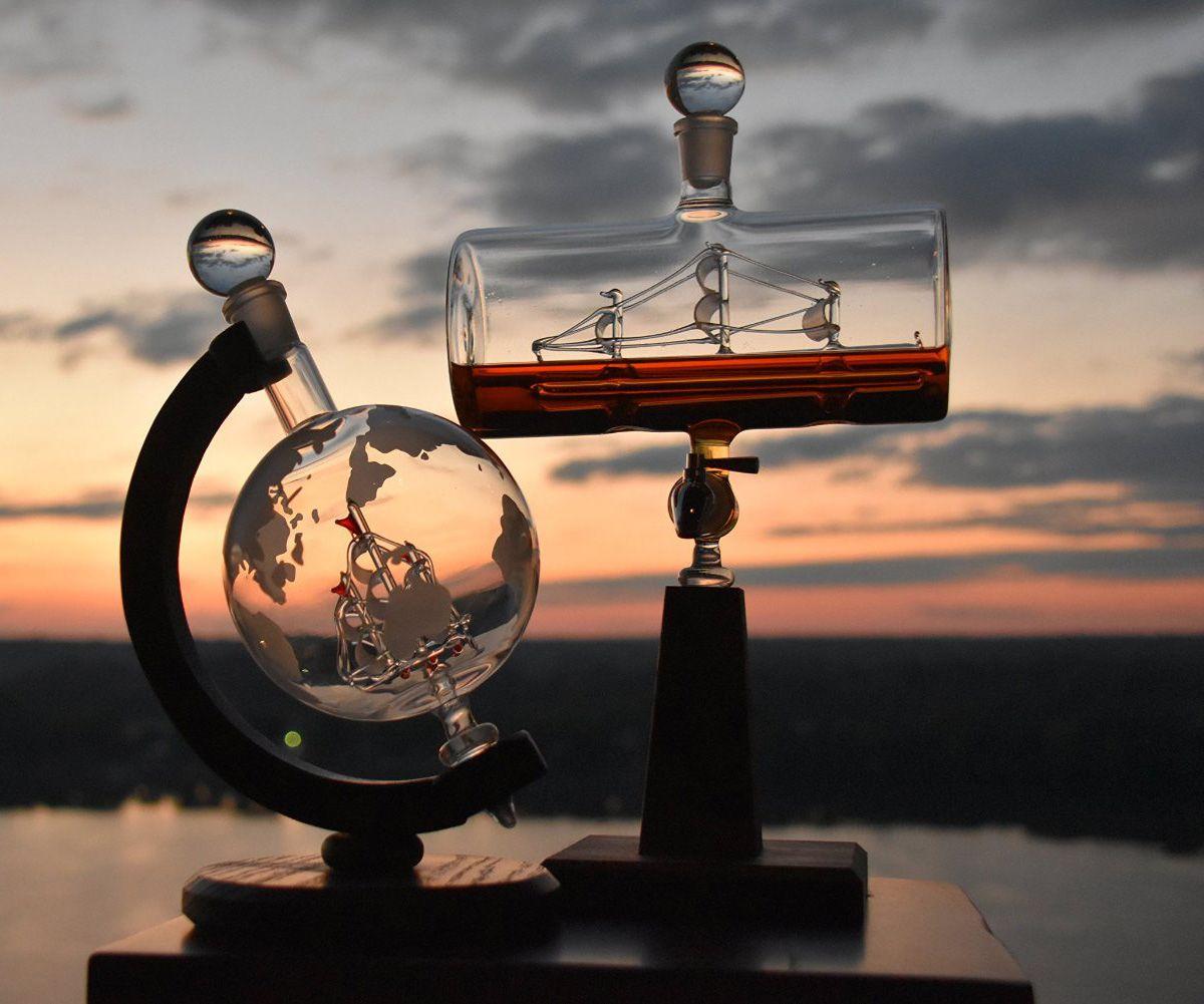 1200x1001 Ship In A Bottle Whiskey Decanter