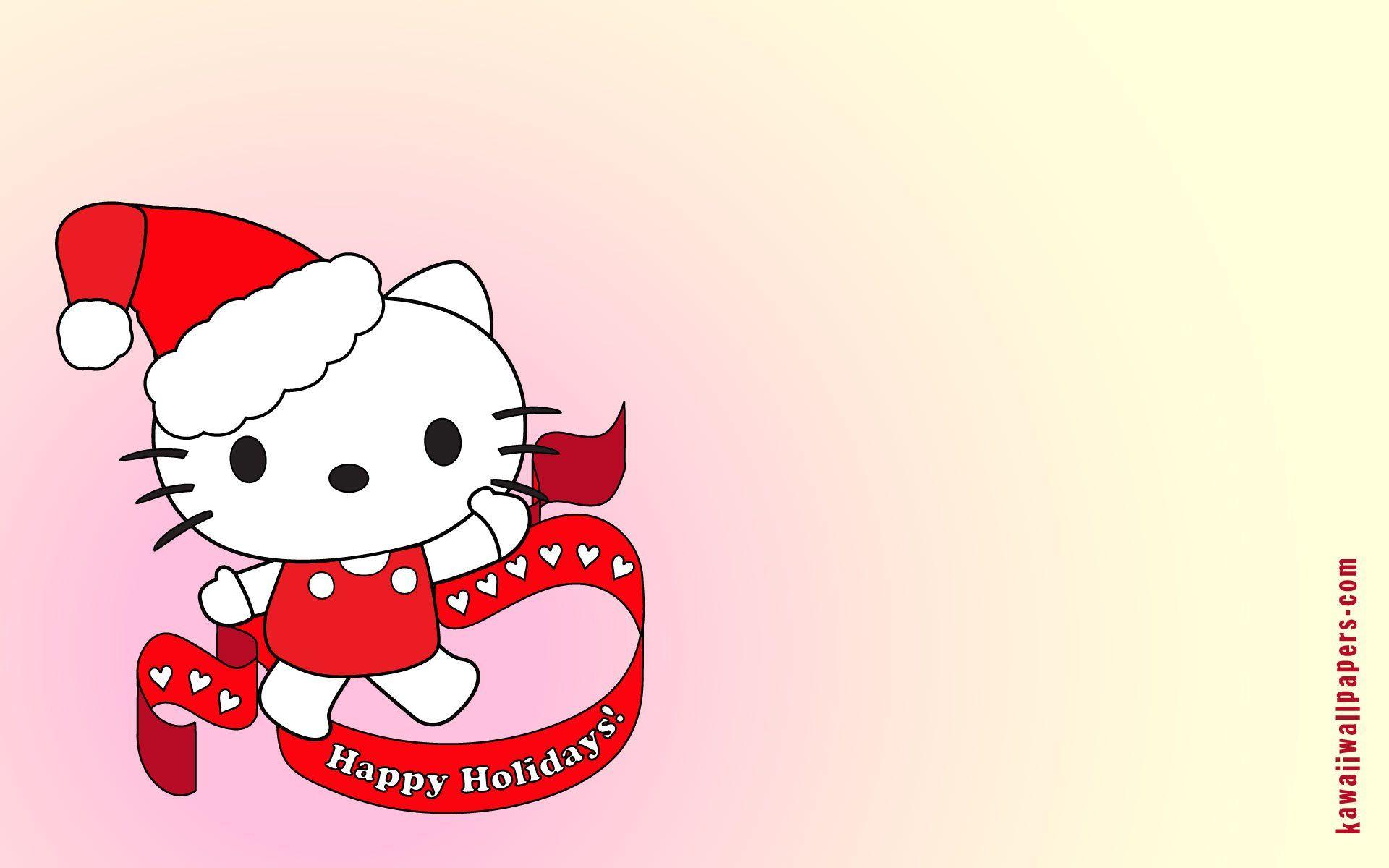 Hello Kitty Christmas Wallpapers - Top Free Hello Kitty Christmas Backgrounds - WallpaperAccess