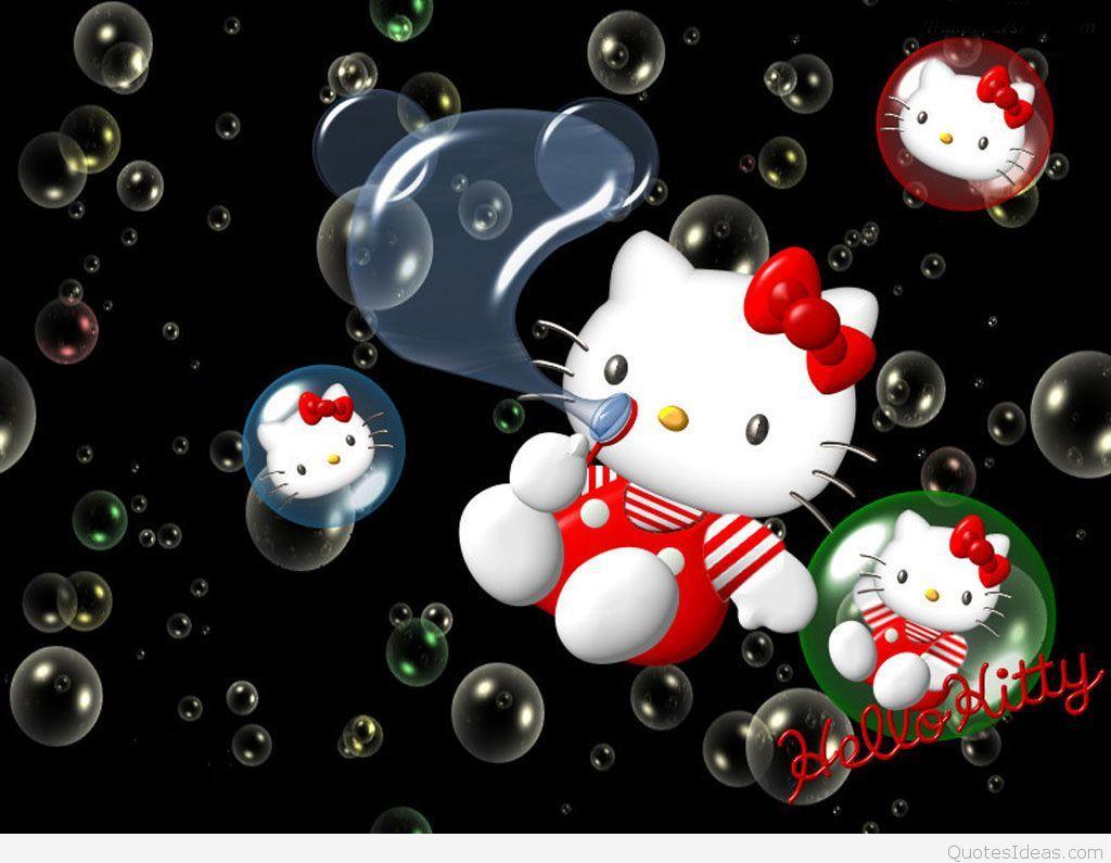 1024x795 Hello Chrsitmas & Hello kitty Sayings wallpaper