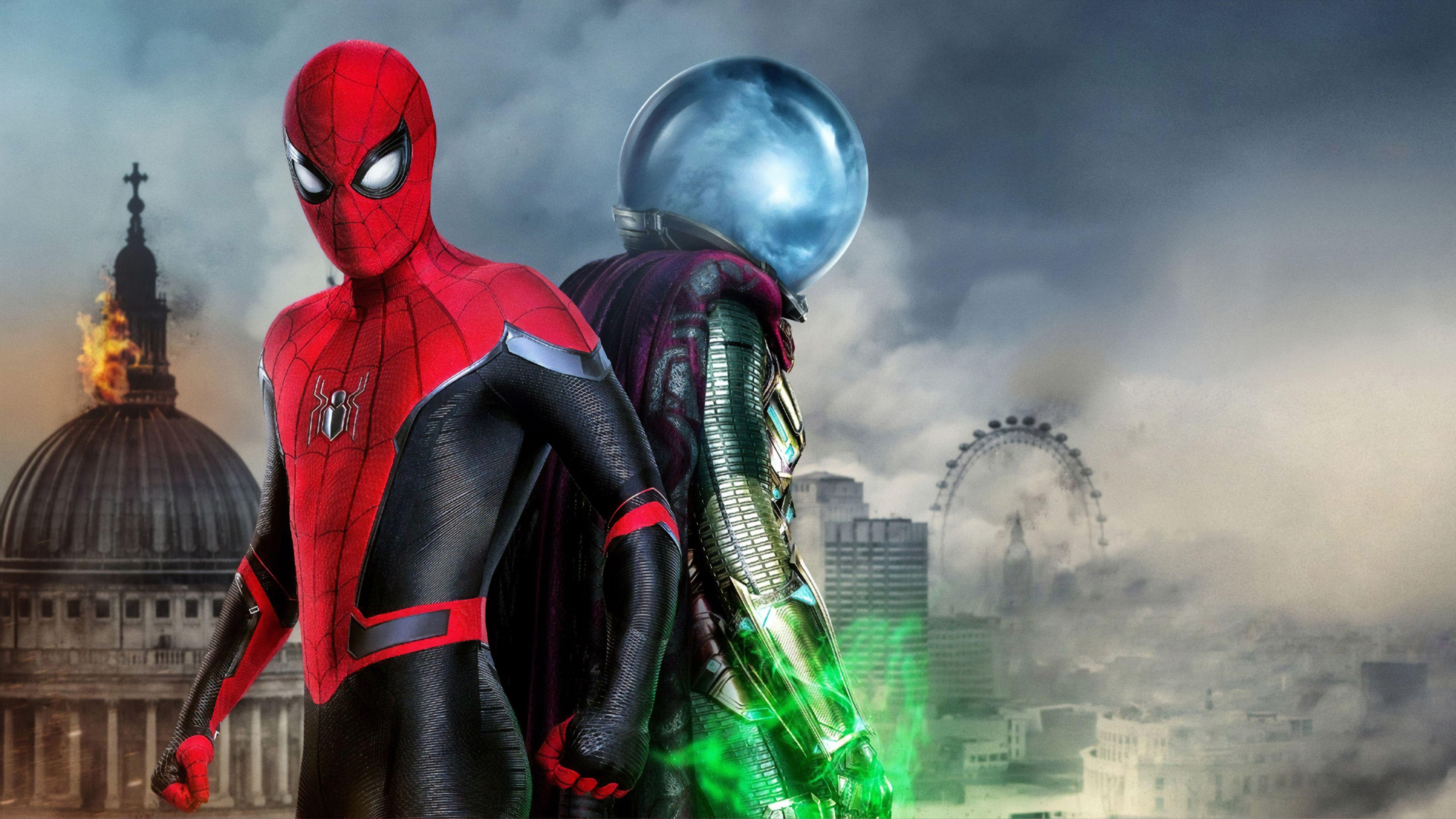 5120x2880 Spider Man Far From Home Hydro Man 5K Wallpaper