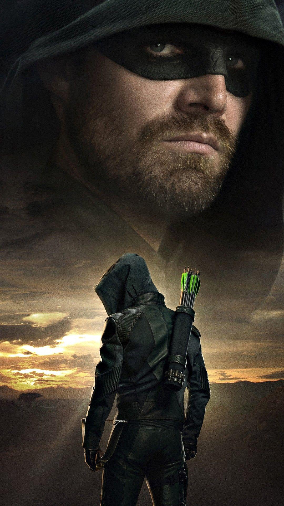 1080x1920 Oliver Queen in Arrow Season 8 Wallpaper