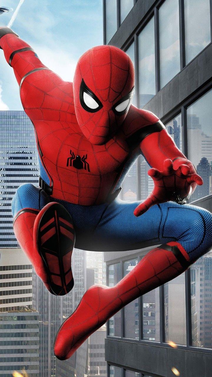 720x1280 Spider Man Homecoming Iron Man HD Wallpaper
