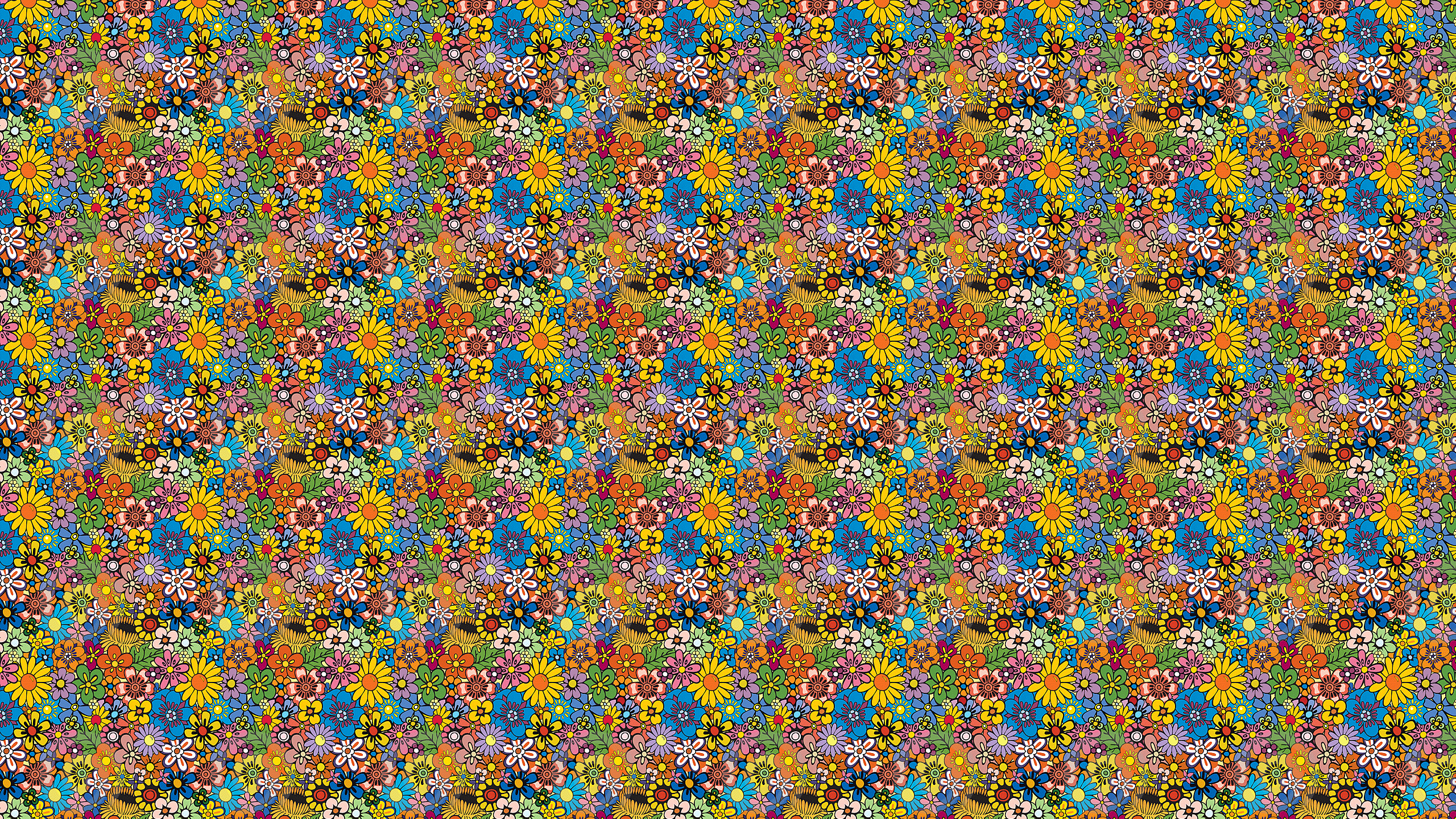 2560x1440 Hippie Flower Background. Flower Wallpaper, Beautiful Sunflower Wallpaper and Flower iPhone Wallpaper