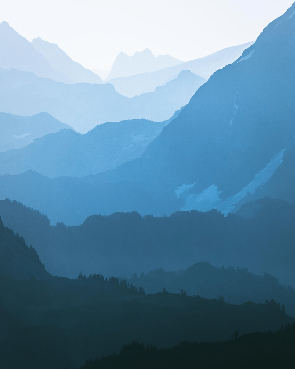 1000x1250 Layers of the Cascade Mountains // Nathaniel Wise Photography. Mountain art, Mountain background, North cascades national park