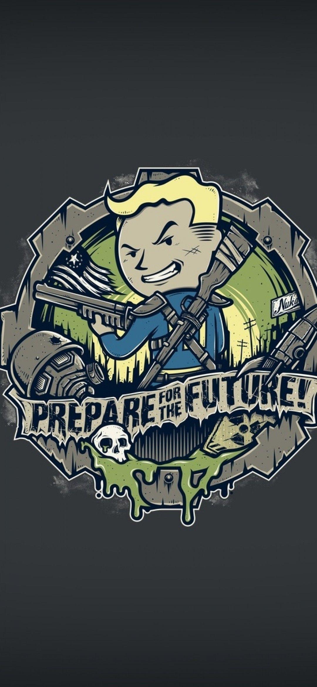 1080x2340 Download 1080x2340 Fallout Prepare For The Future Wallpaper for Xiaomi Mi 9 & Mi Mix 3 & Black Shark Vivo V15 Pro, OnePlus 6T, Huawei Y9 2019