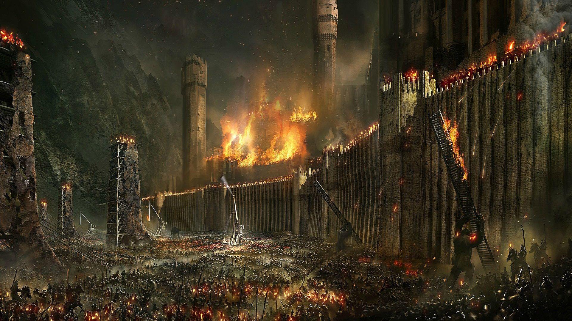 1920x1080 Siege of Minas Tirith. Princes of Gondor