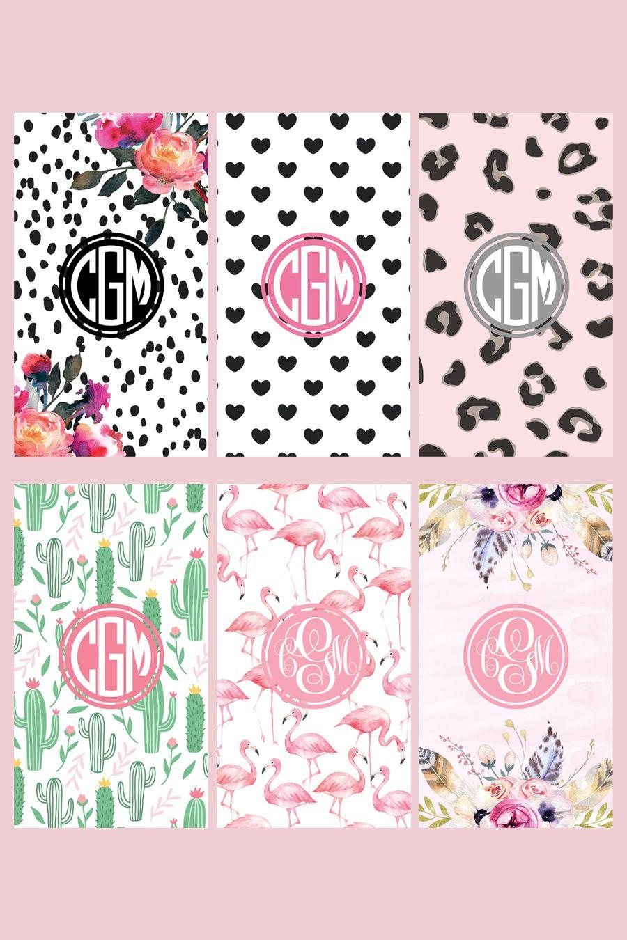 900x1350 How to Make Monogram Phone Wallpaper
