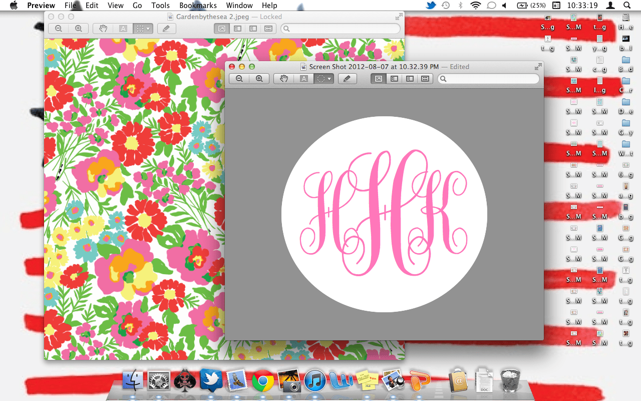 1280x800 Monogram Wallpaper Maker