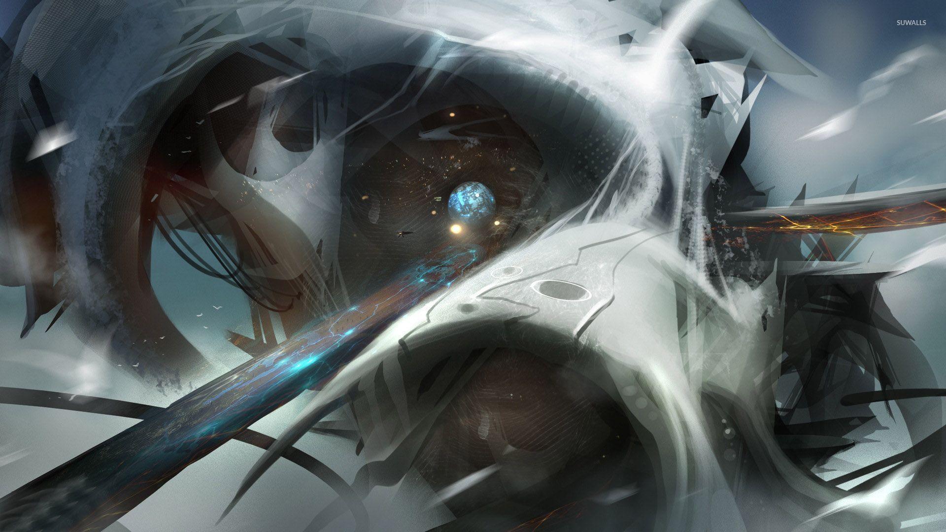 1920x1080 Alien space station wallpaper wallpaper