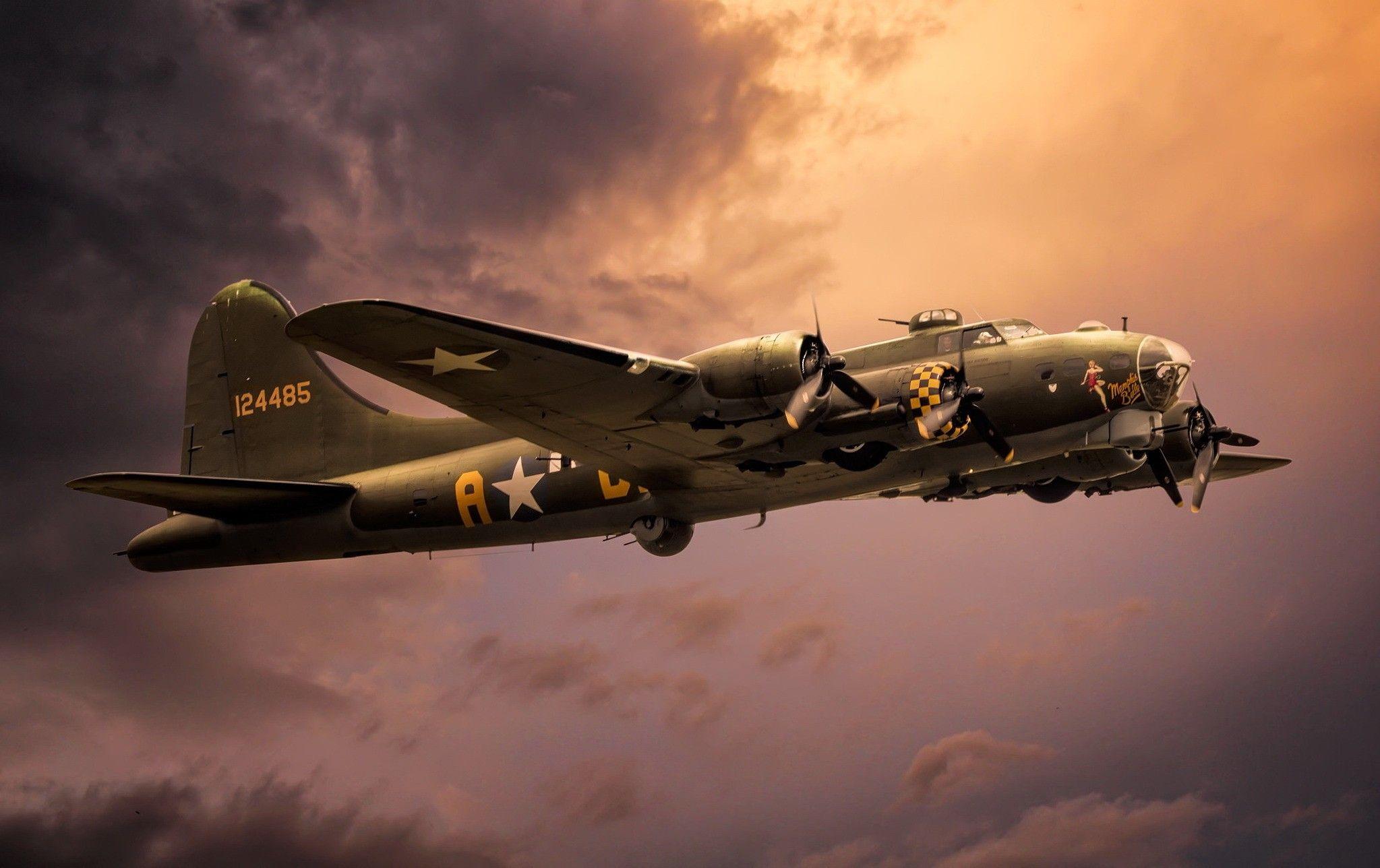 2047x1288 Boeing B 17 Flying Fortress HD Wallpaper