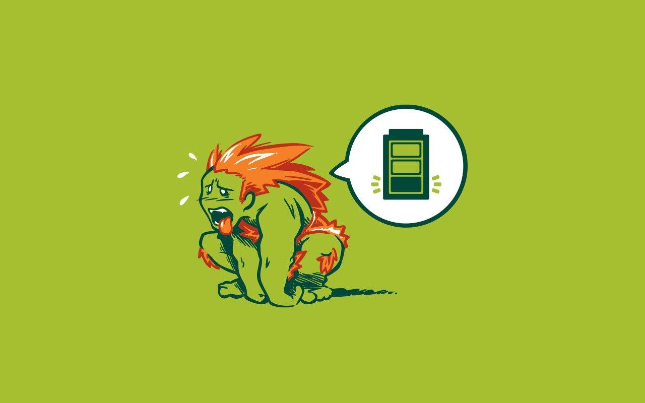 1280x800 Street Fighter, battery, Blanka wallpaper