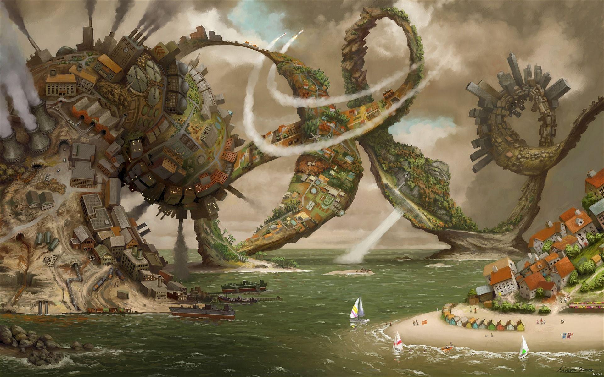1920x1200 Free Creative Surrealism Wallpaper