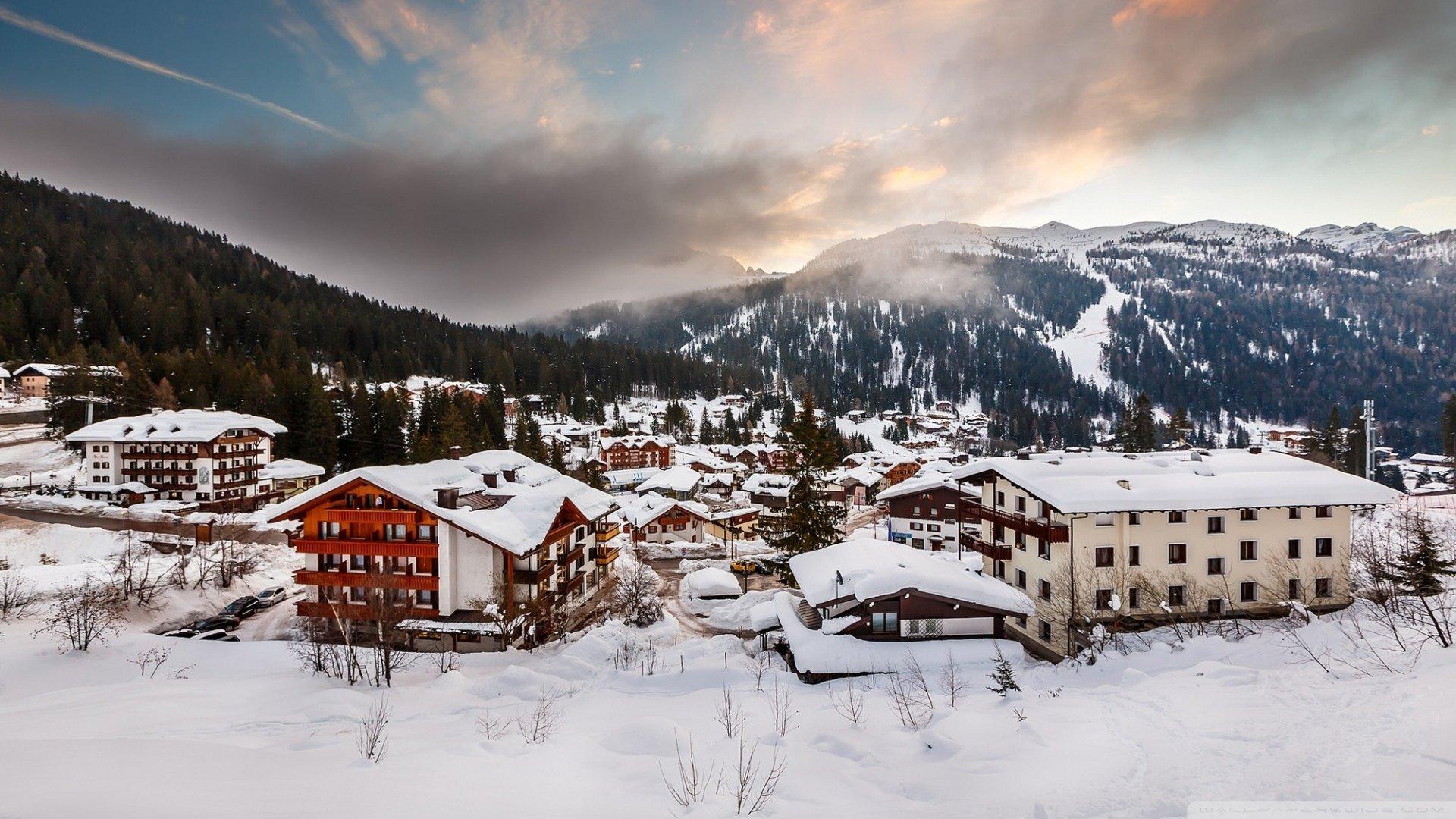 1920x1080 Winter In Italy Wallpaper