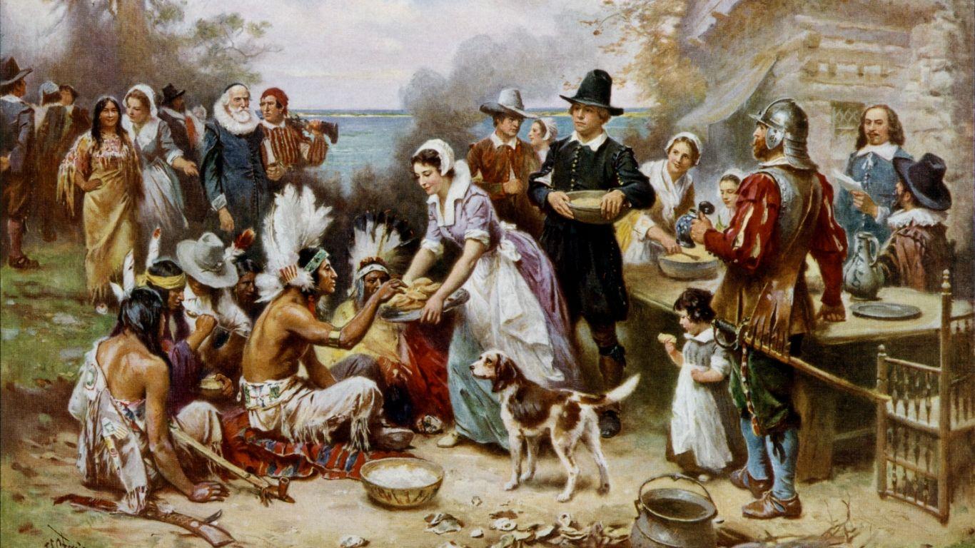1366x768 Thanksgiving Day Wallpaper