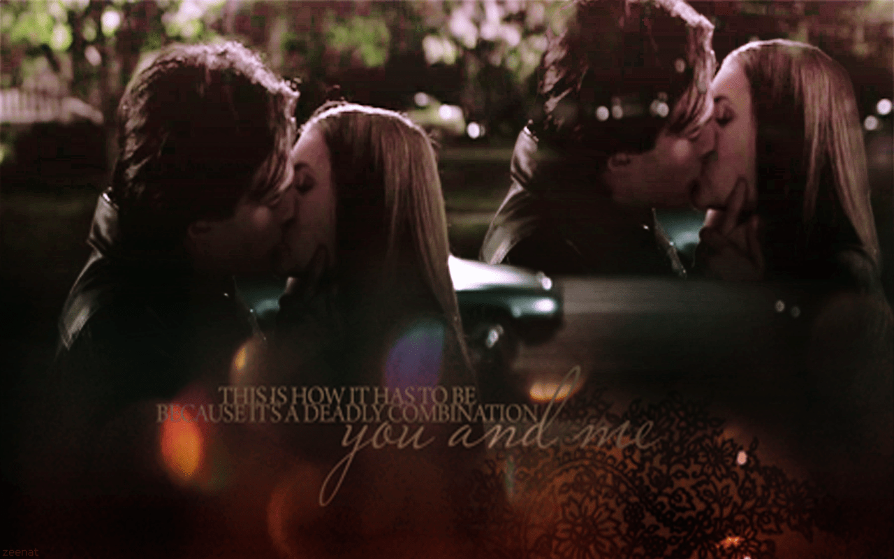 1280x800 Damon & Elena Wallpaper: Damon and Elena <33. Damon and elena kiss, Damon, Delena