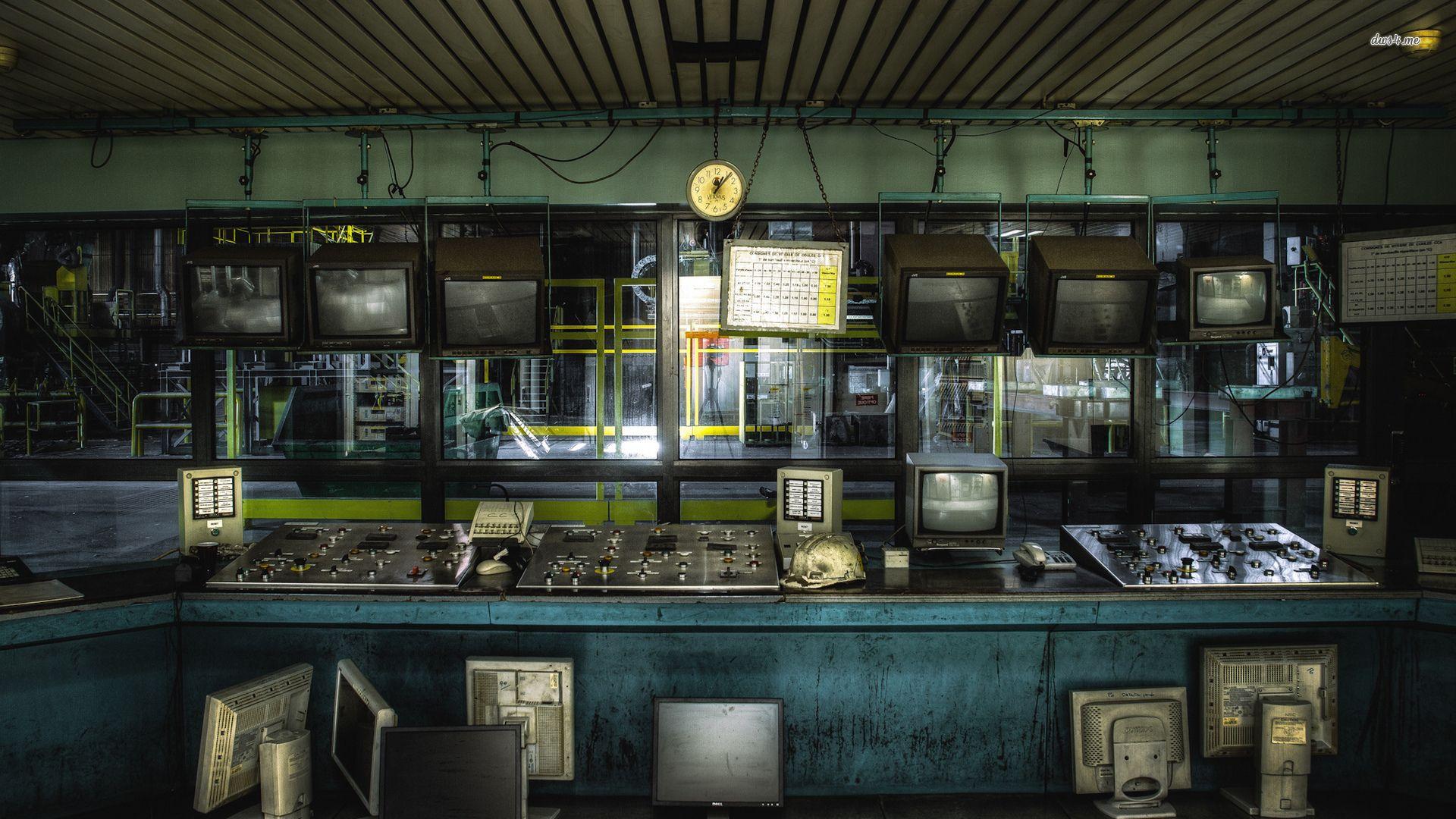1920x1080 Server Room Wallpaper
