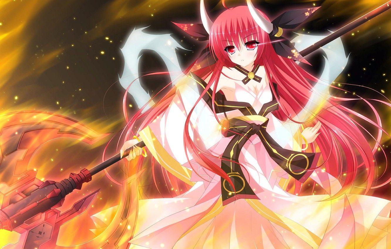 1332x850 Photo Wallpaper Girl, Anime, Art, Date A Live, Itsuka A Live Kotori Weapon Wallpaper & Background Download
